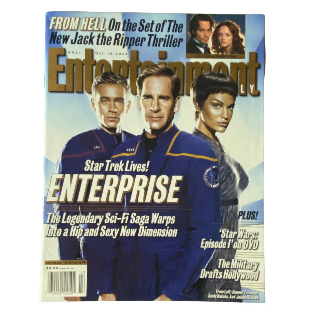 Entertainment Weekly Magazine October 19 2001 Star Trek Lives No Label VG