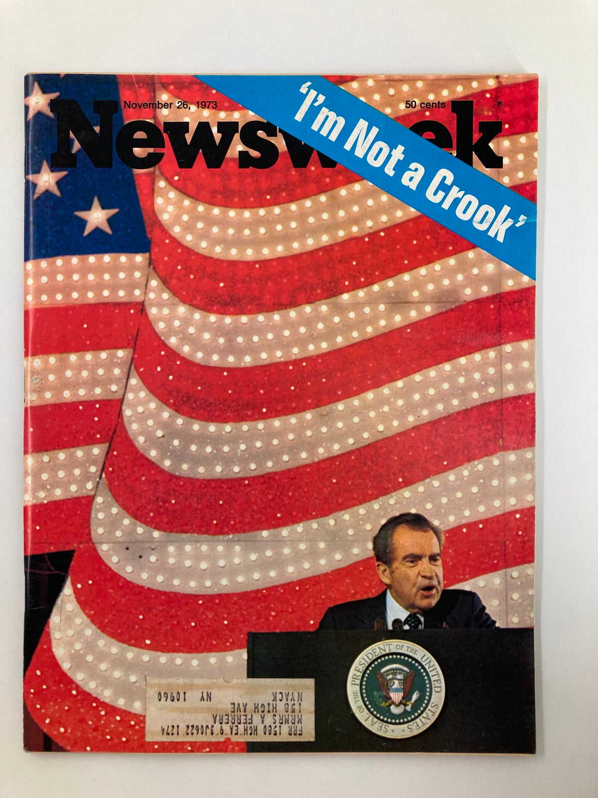 Vintage Newsweek Magazine November 26 1973 Richard Nixon 'I Am Not A Crook'