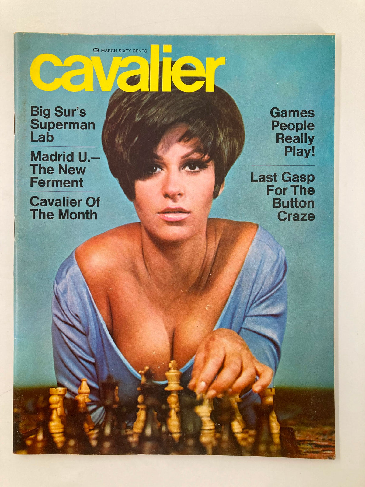 Cavalier Magazine March 1968 Vol 18 #5 Madrid U. The New Ferment No Label