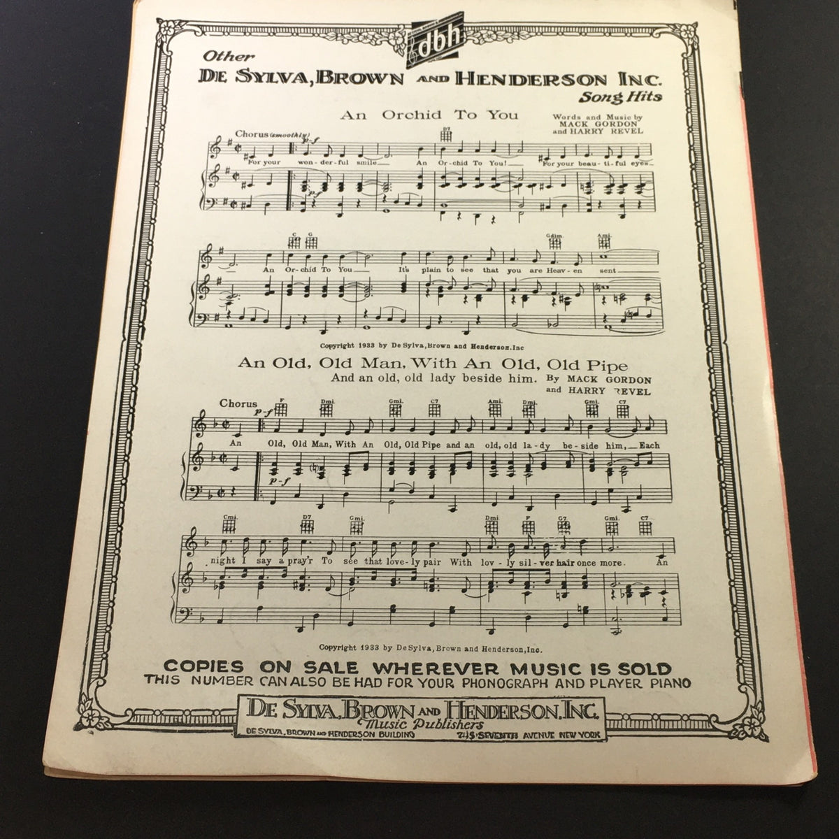Vintage 1933 music sheet for 'Please Mister President' featuring musical notations and lyrics by Allie Wrubel and Mose Sigler.