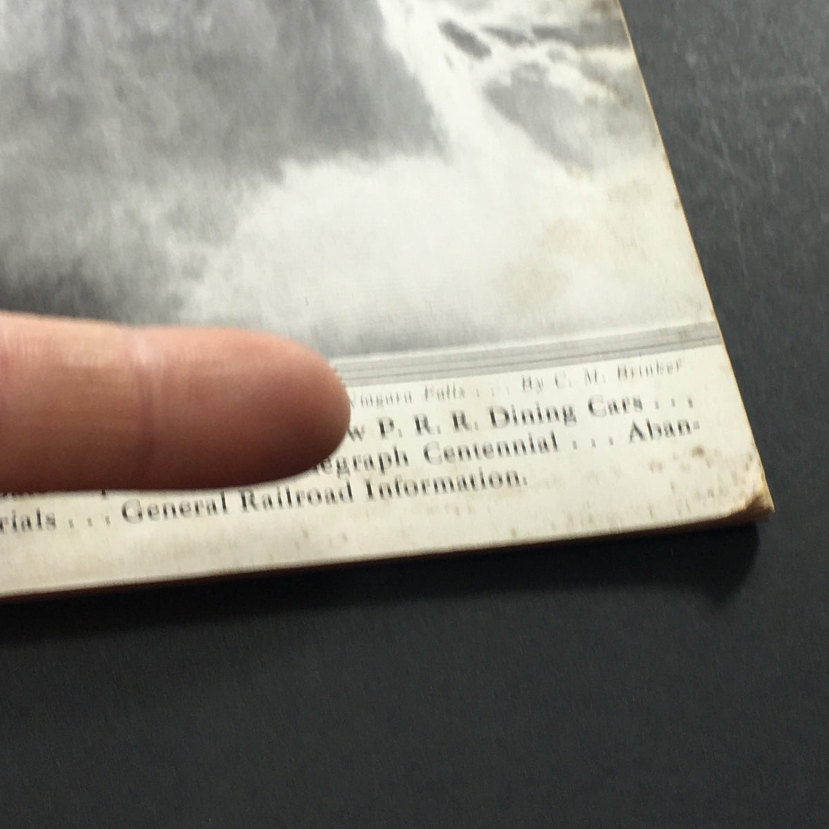Detailed view of the vintage magazine 'VTG The Mutual Magazine June 1938' showcasing an article related to the Wheat Crop and the Telegraph Centennial.
