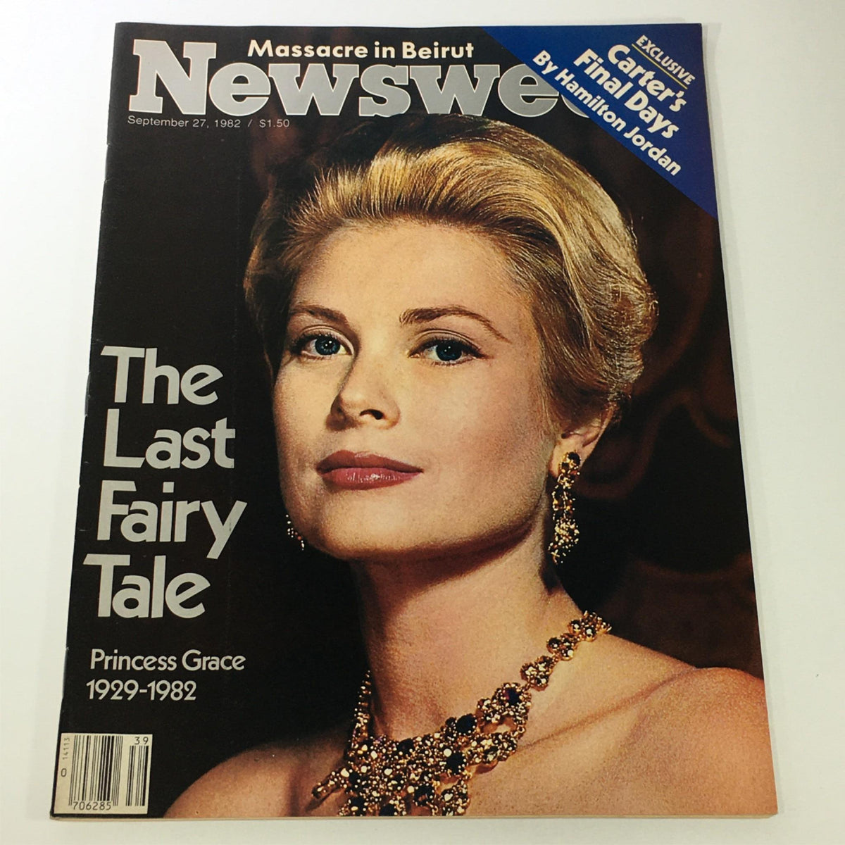 VTG Newsweek Magazine Featuring Princess Grace of Monaco - The Last Fairy Tale - September 27, 1982.