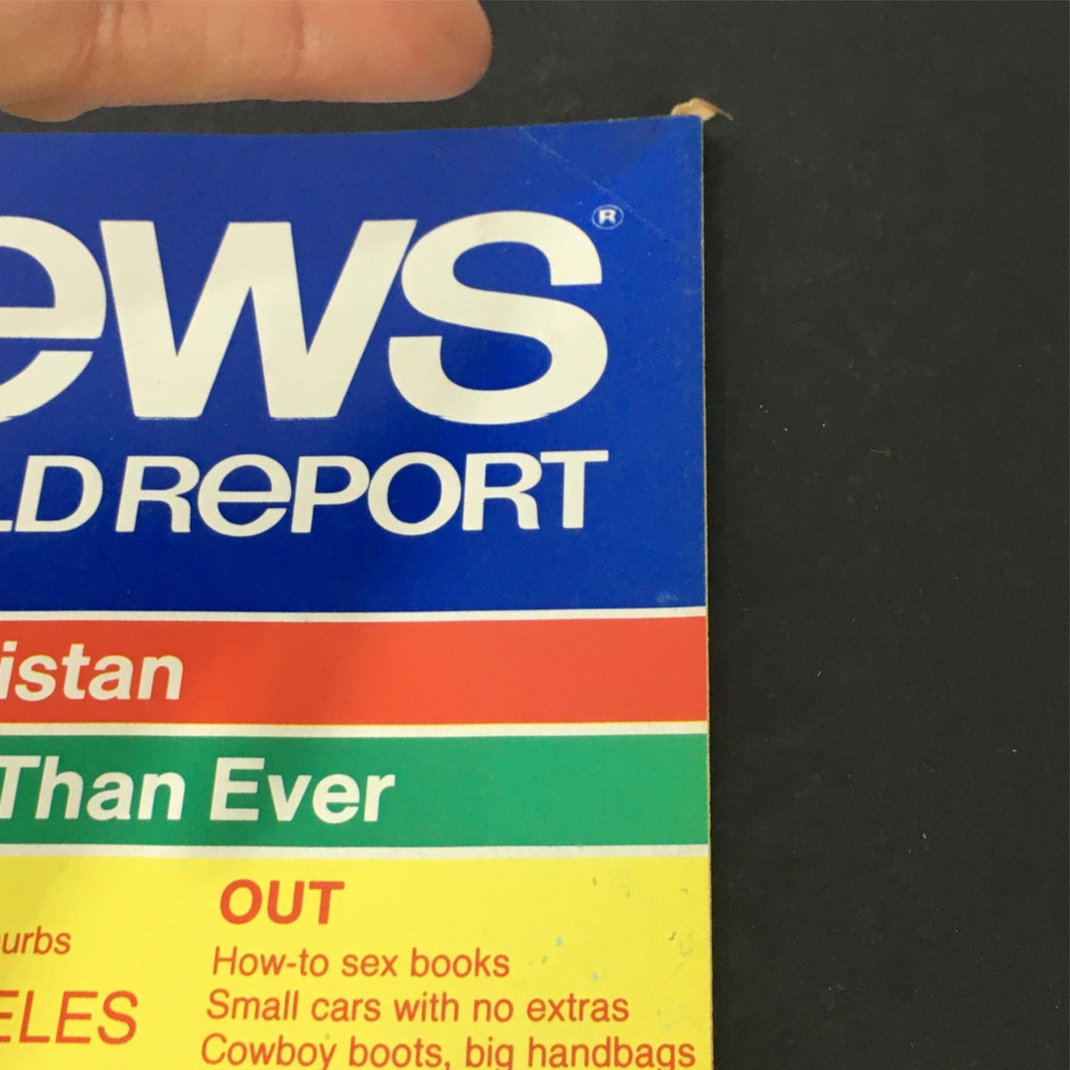 Cover of the US News & World Report Magazine from August 1, 1983, showcasing 'Lifestyle of the 1980s,' featuring bold colors and headline elements.