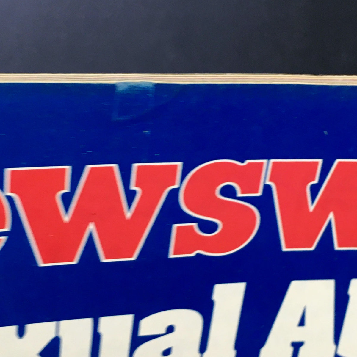 Top edge of the vintage Newsweek Magazine May 14 1984 displaying the magazine title and publication details.