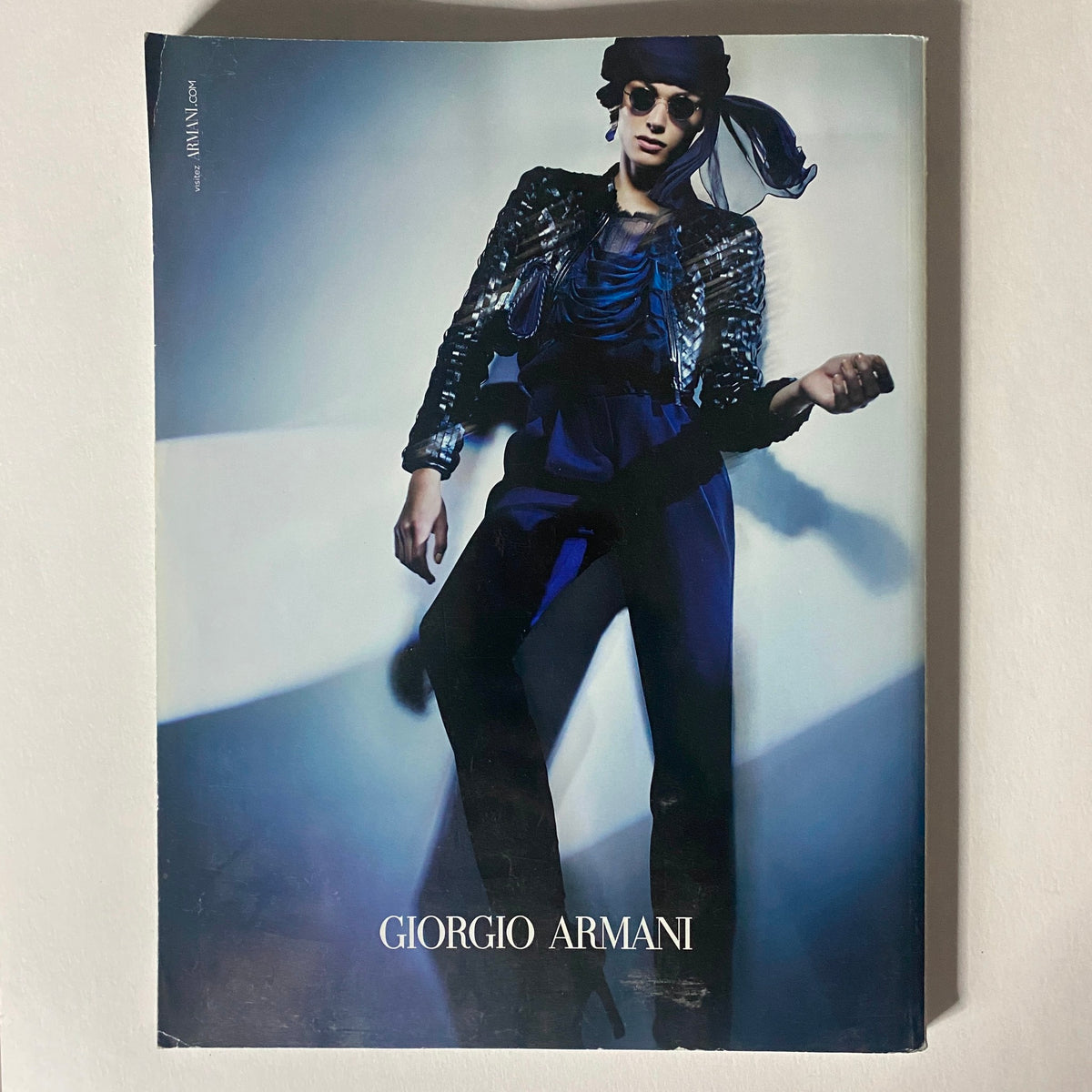 Cover image of the fashion editorial for Giorgio Armani featured in Numéro Magazine February 2011 No. 120, highlighting contemporary haute couture and stylish photography.