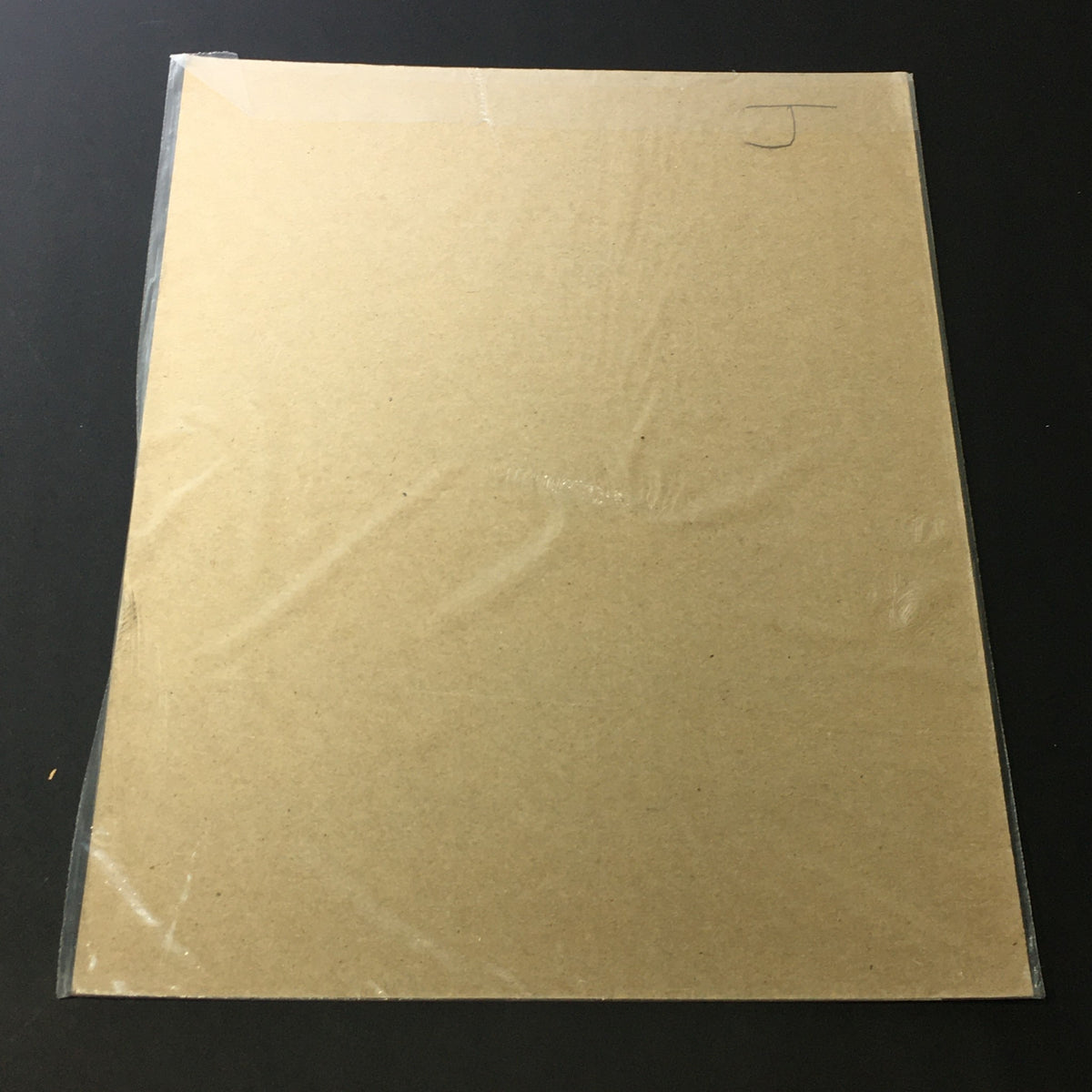 Back of the VTG 1929 Cine-Kodak Eight Model BB for 50-ft reels Print Ad blank side, showing the protective covering.