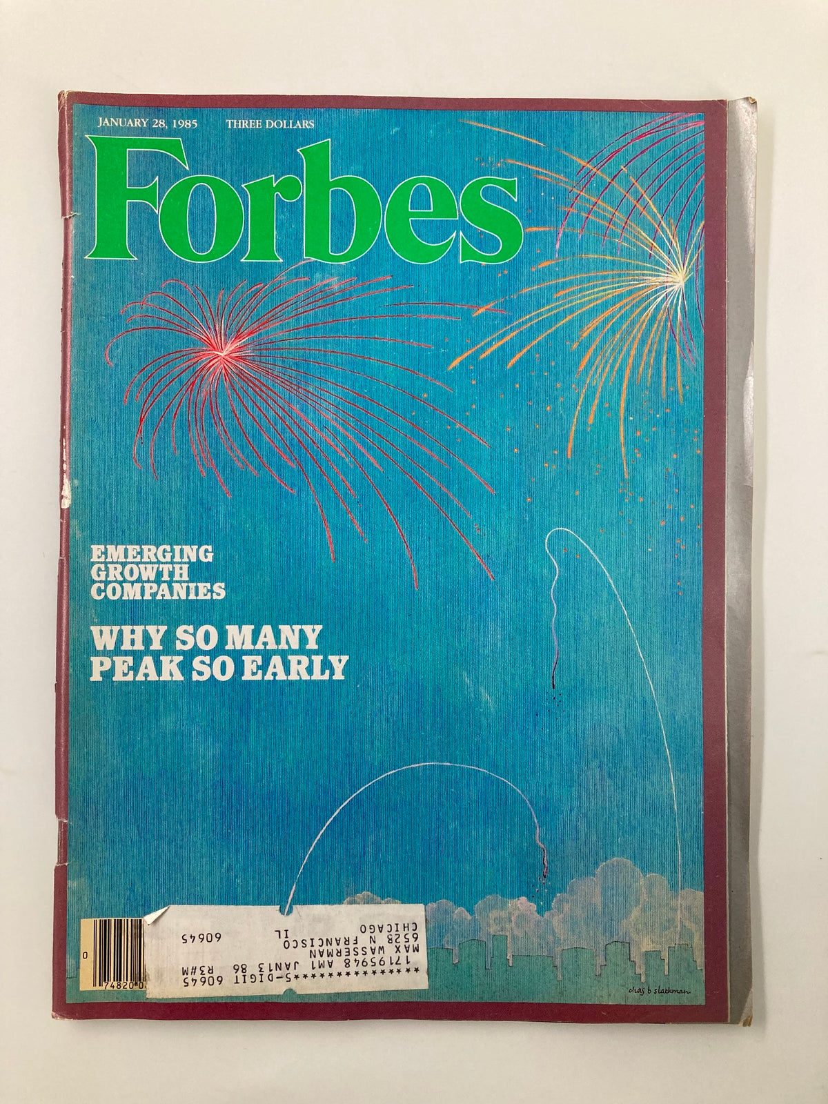 Vintage Forbes Magazine January 28 1985 Growth Companies Why So Many Peak So Early