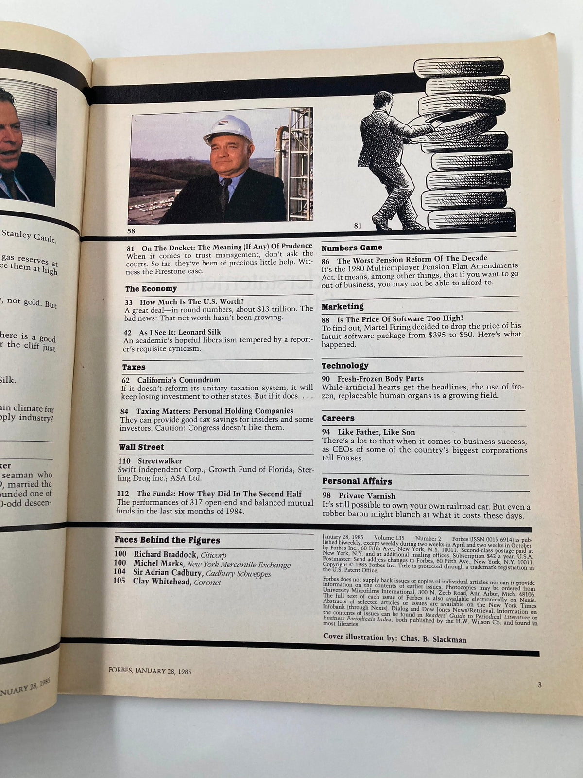 Vintage Forbes Magazine January 28 1985 Growth Companies Why So Many Peak So Early