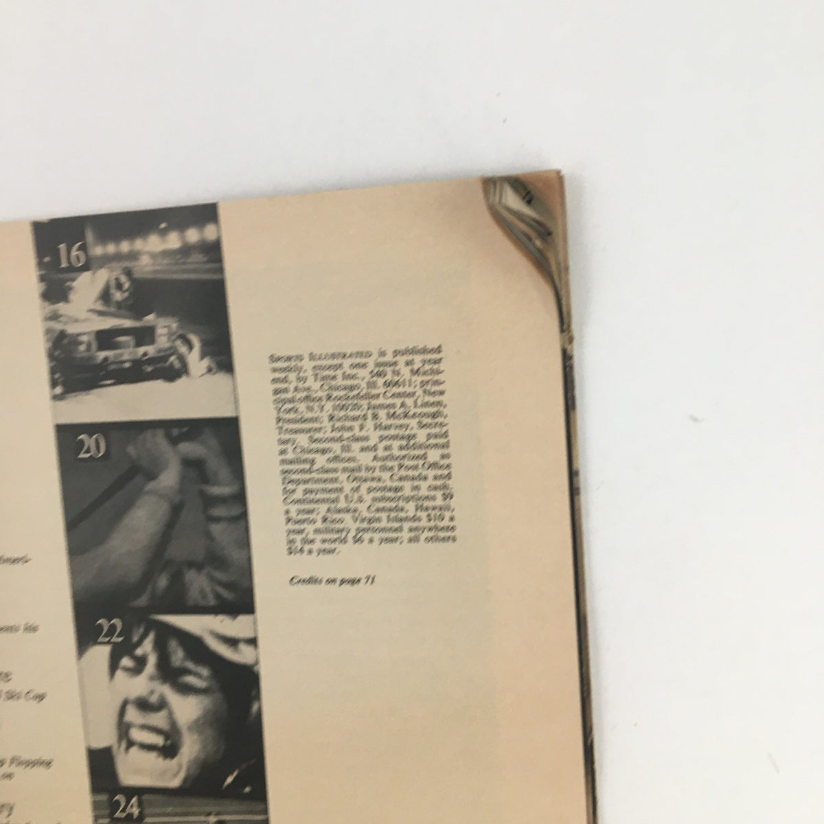 Page from Sports Illustrated Magazine February 10 1969 showcasing text content with images from sports events, featuring the irrepressible Bud Ogden.