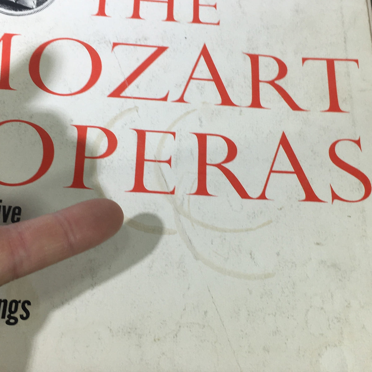 Close-up detail of the cover of VTG High Fidelity Music Magazine - November 1965, highlighting The Mozart Operas title and showcasing minor wear.
