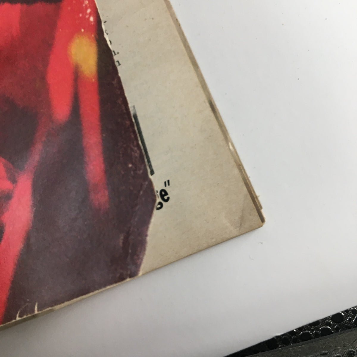 Close-up view of the edge of the Sports Illustrated Magazine February 26 1968 showcasing Curtis Turner.
