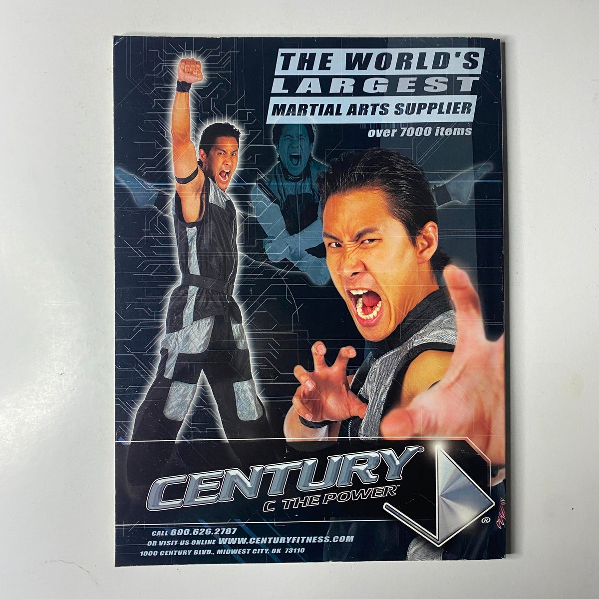 Promotional image for Century Martial Arts in a magazine, unrelated to the 1983 Star Wars Return Of The Jedi, Official Collectors Edition.