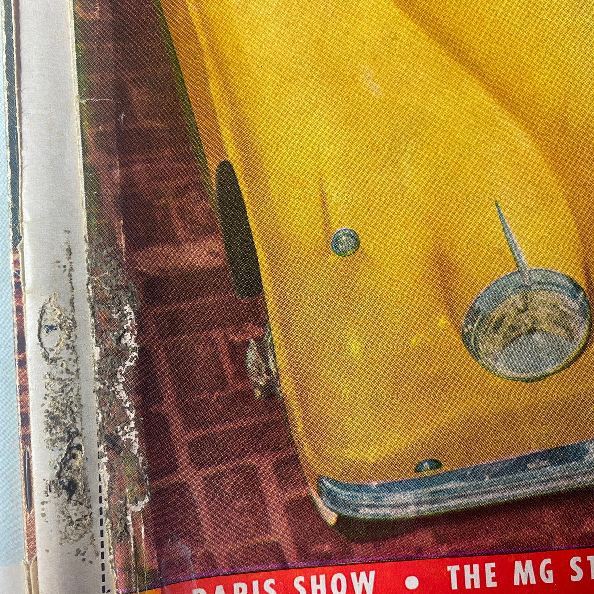 Lot of 12 Road & Track Magazines 1954 Car Auto Racing Full Year January-December, highlighting a close-up of a vintage car from the 1954 issues.