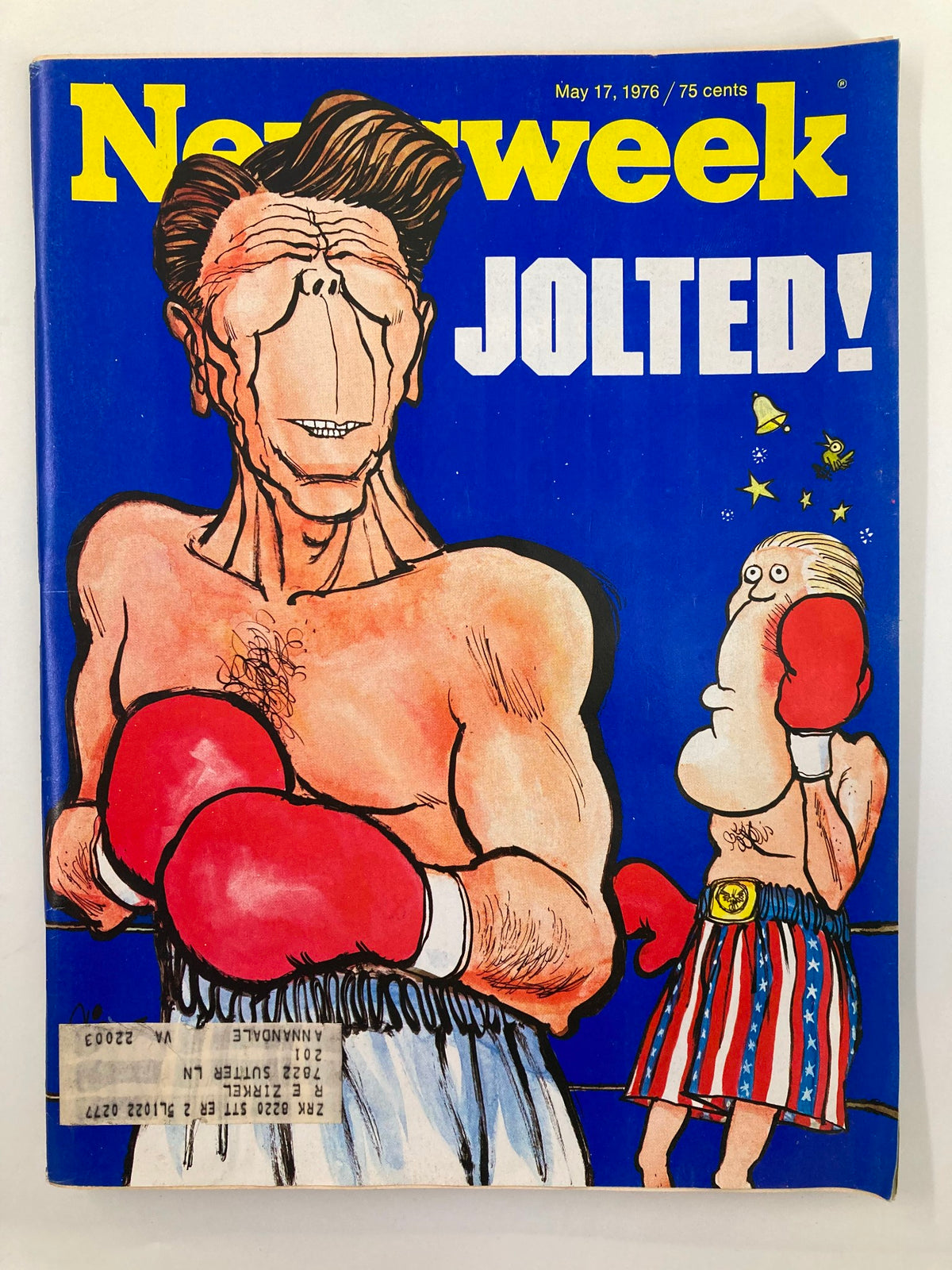 Vintage Newsweek Magazine May 17 1976 Ronald Reagan Jolted National Affairs