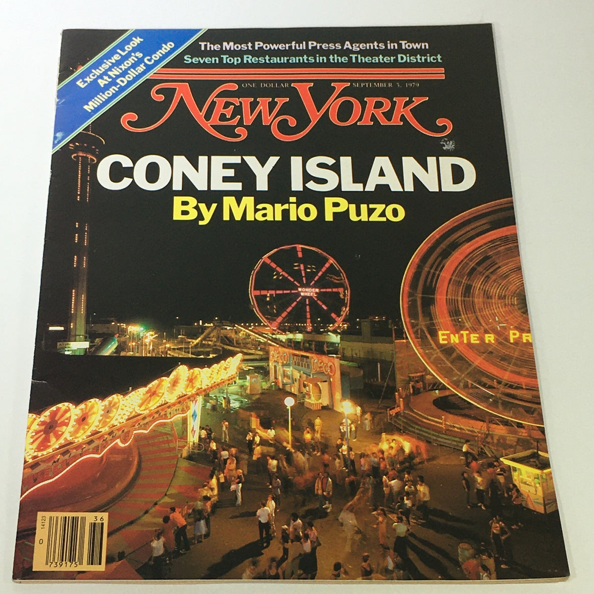 New York Magazine September 3 1979 - Coney Island by Mario Puzo No Label