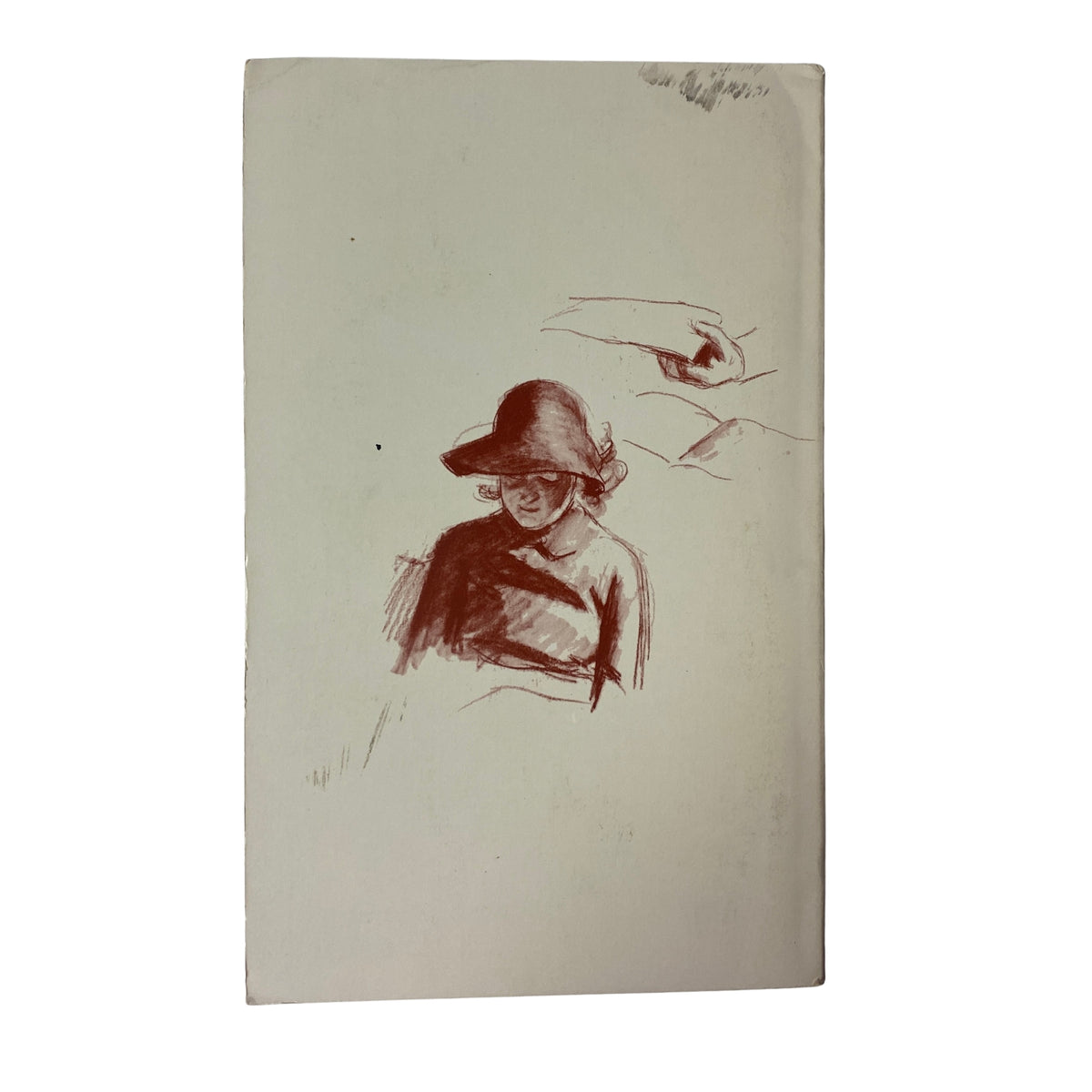 Front sketch for The Paris Review Magazine Summer 1989 No. 111, showcasing a figure with a hat in a simplistic art style.