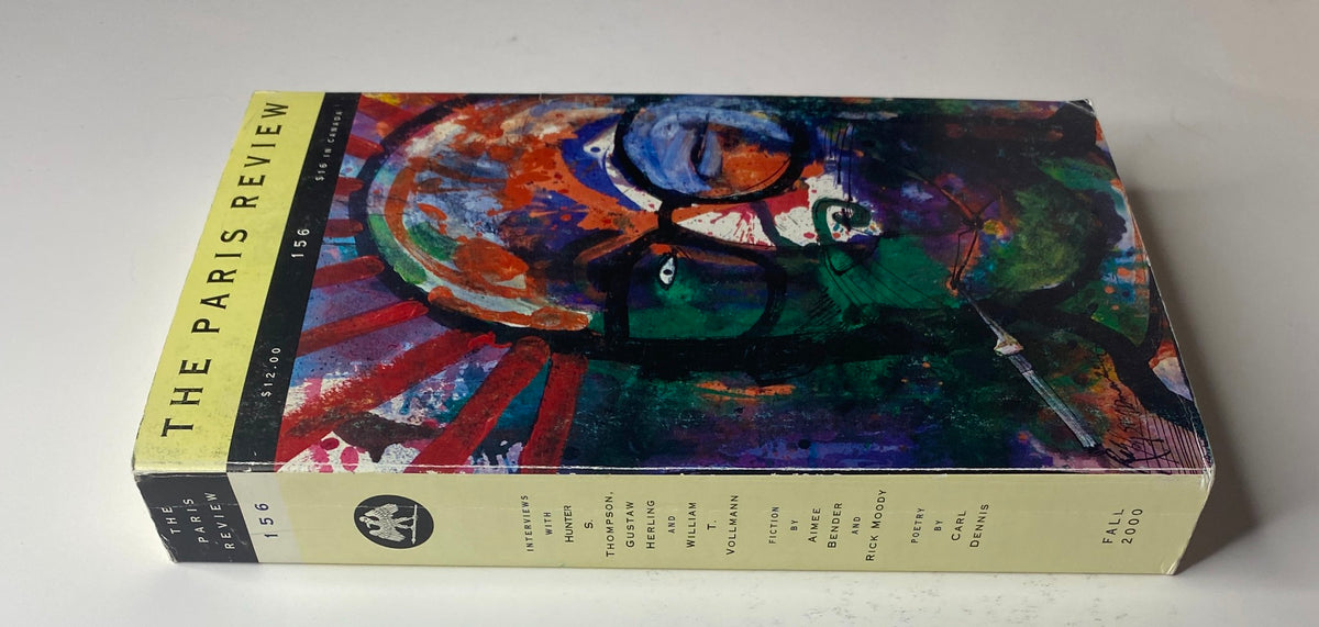 Cover of The Paris Review Magazine Fall 2000 No. 156 featuring artwork of Hunter S. Thompson by Ralph Steadman.