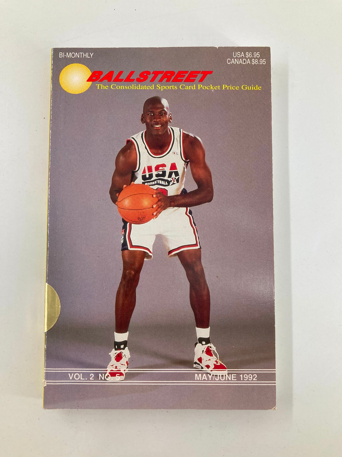 Ballstreet Magazine Vol 2 No. 5 May 1992 featuring Michael Jordan on the cover, showcasing the Dream Team and vintage basketball aesthetics.