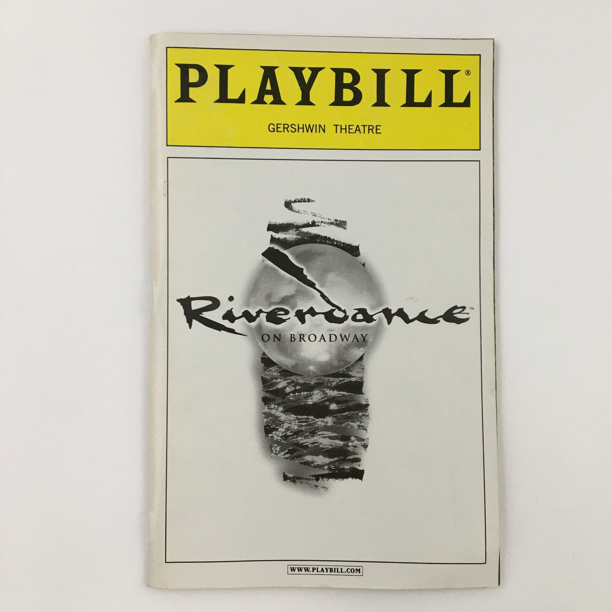 2000 Playbill for Riverdance on Broadway at Gershwin Theatre, showcasing the iconic cover design.