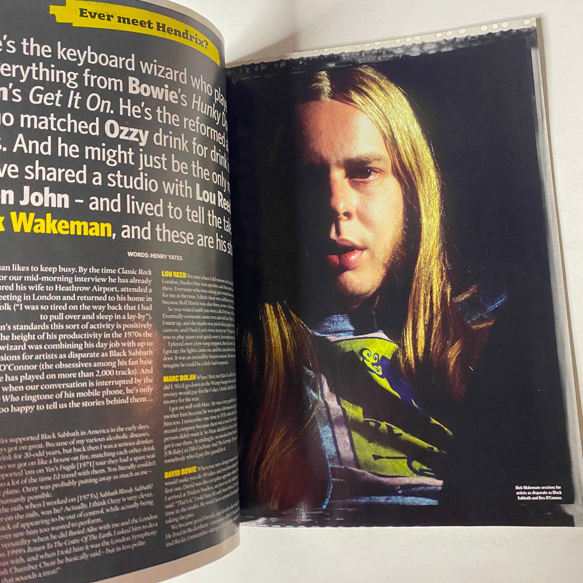 An image from Classic Rock Magazine August 2007 highlighting a feature about keyboard wizard Keith Emerson with a dramatic portrait under soft lighting.