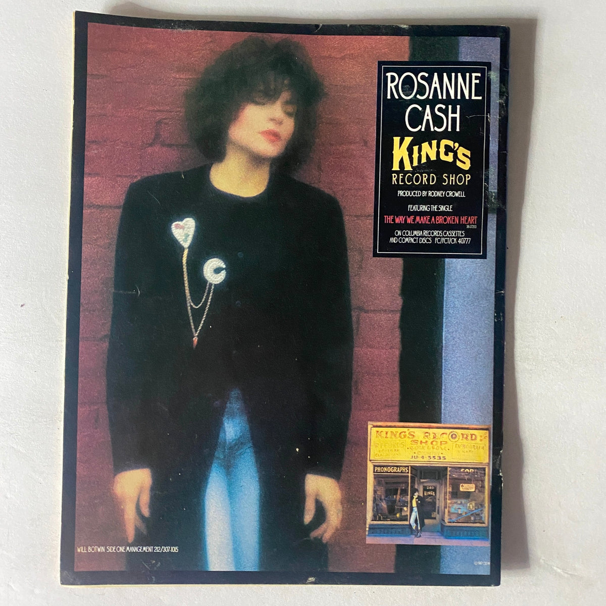 Cover of Nine-O-One Network Magazine from October 1987 featuring David Bowie, capturing the essence of the 1980s music scene and culture.