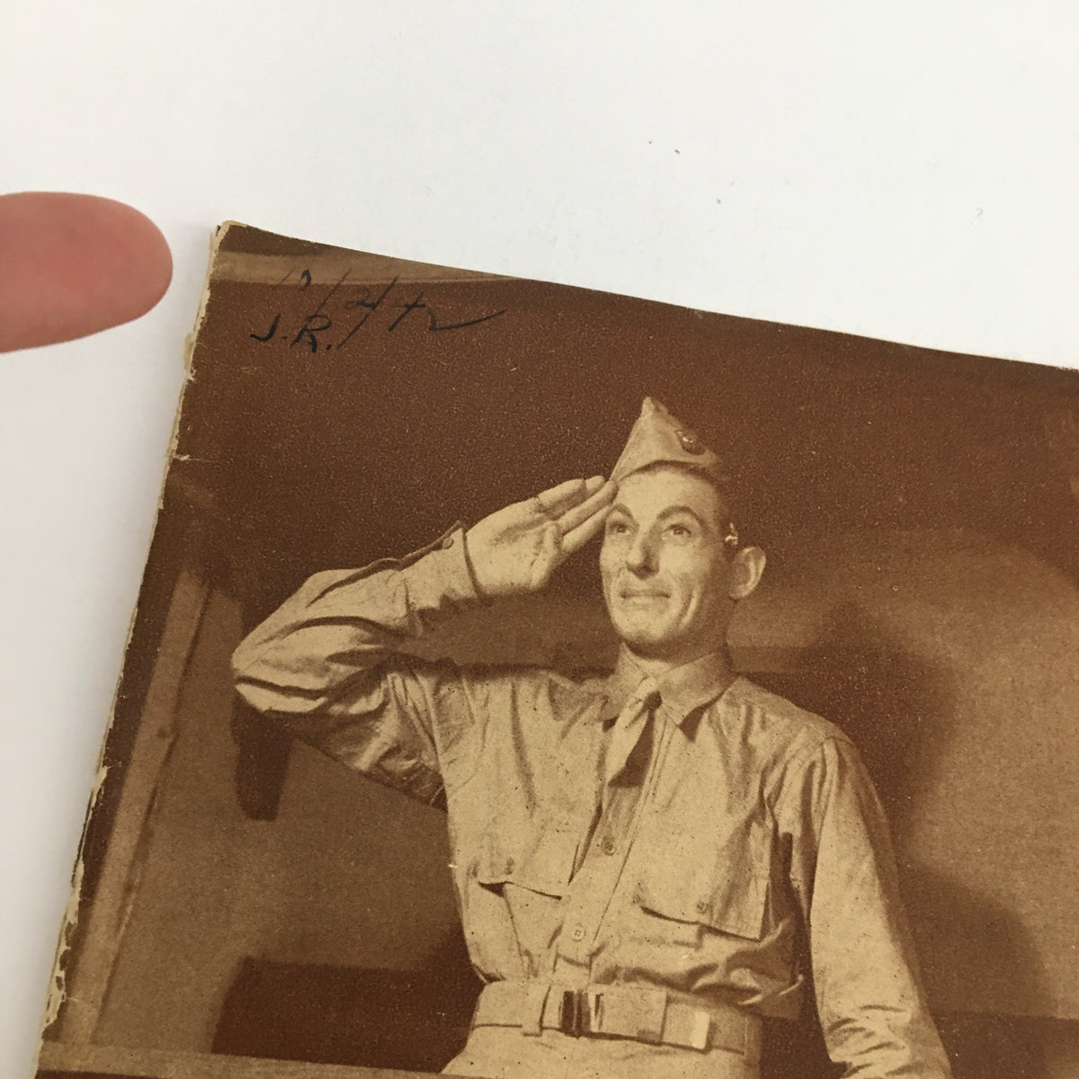 1942 Playbill The Imperial Theatre Present Danny Kaye in Let's Face It - Vintage image of a man in military uniform saluting, showing authenticity and historical significance.