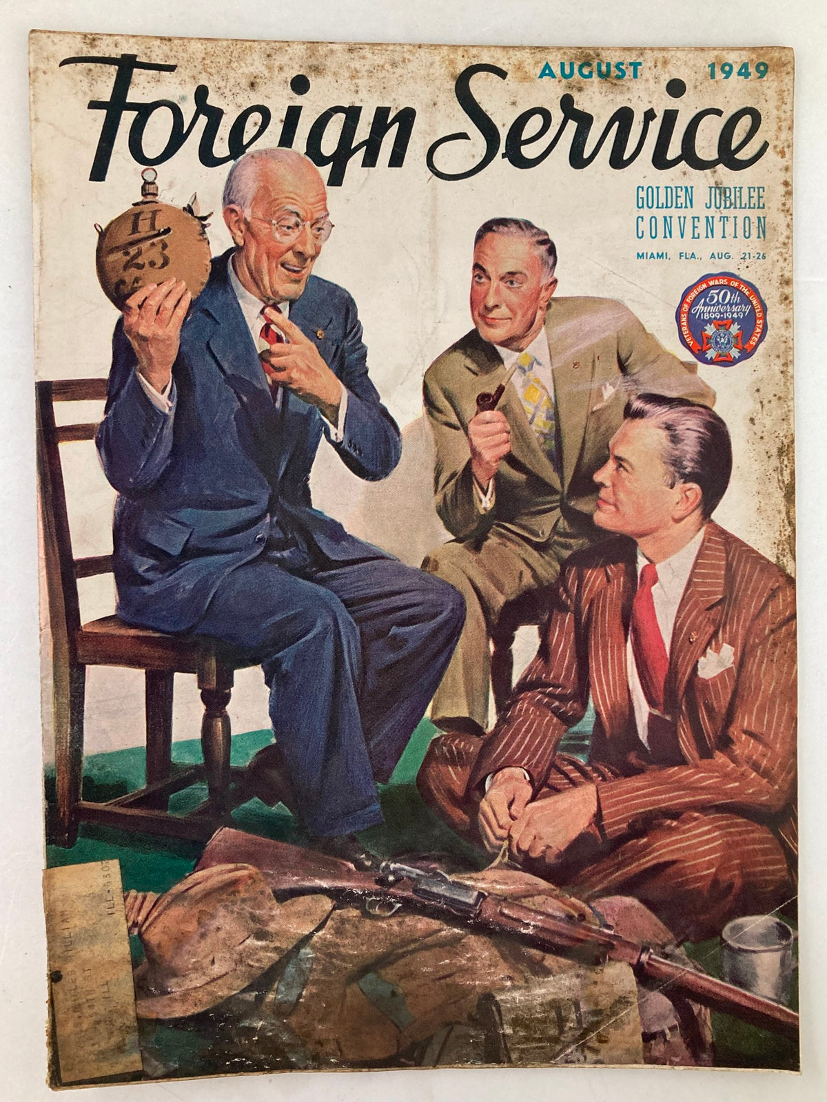 Vintage Foreign Service Magazine August 1949 The Veterans of Foreign Wars Story