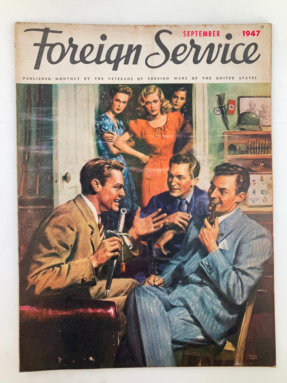 Vintage Foreign Service Magazine September 1947 Vol 35 #1 Long-Drawn-Out No Label