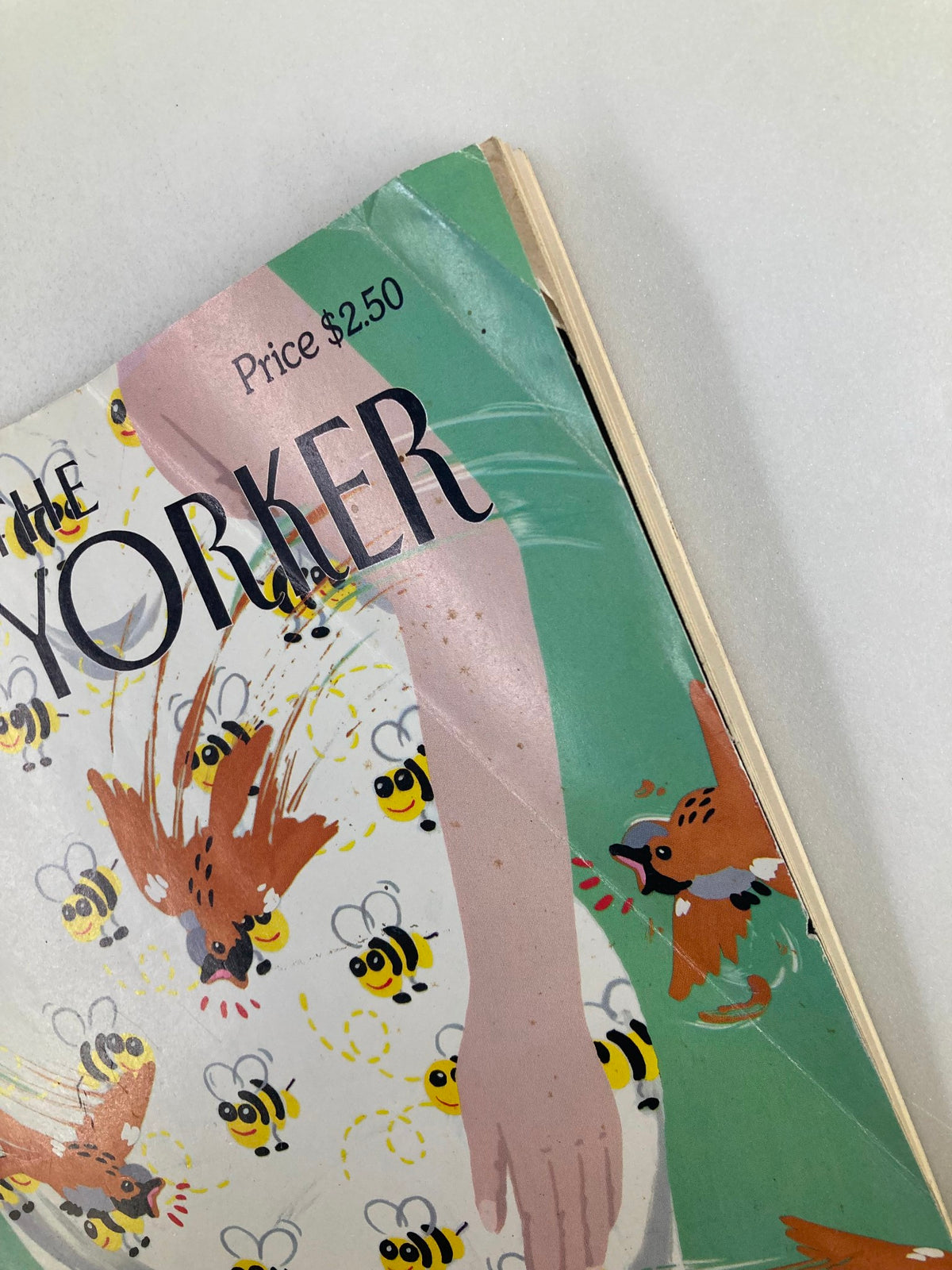 Cover of The New Yorker Full Magazine from May 15, 1995, showing price details and whimsical artwork featuring bees and birds.