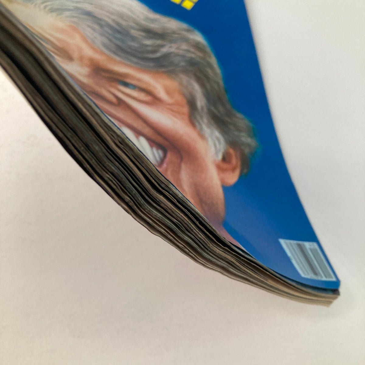 Side view of the October 2, 1978 Newsweek Magazine featuring Jimmy Carter, showing the pages stacked well with visible aging.