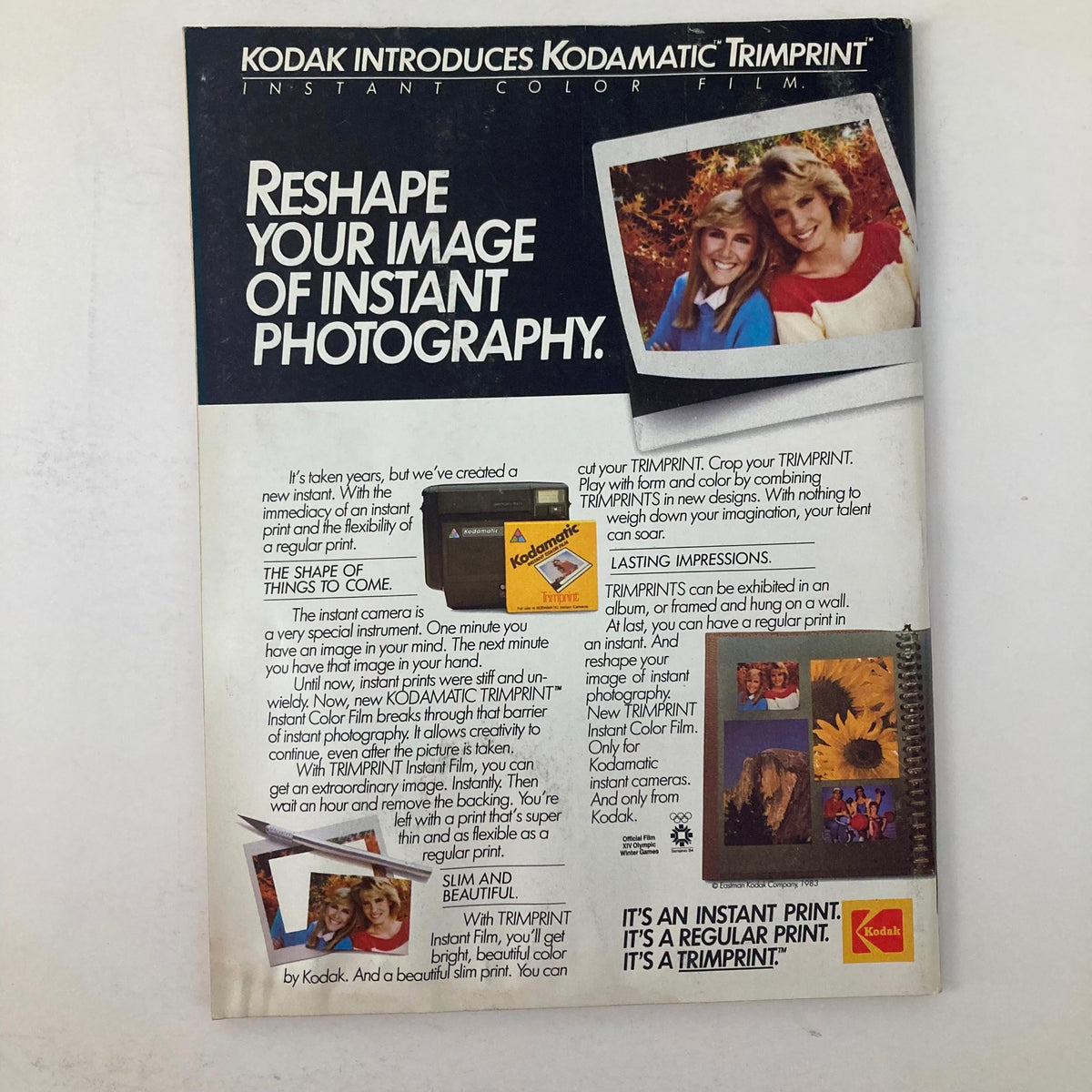 American Photographer Magazine October 1983 Javelin Thrower Cover showcasing dynamic javelin thrower and vintage photography techniques.