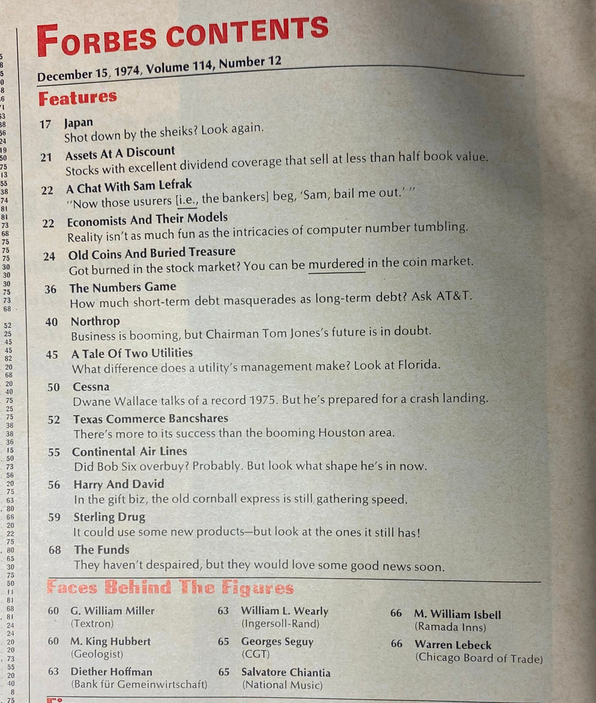 Forbes Magazine December 15, 1974 Coin Mania Are You Being Taken? VG