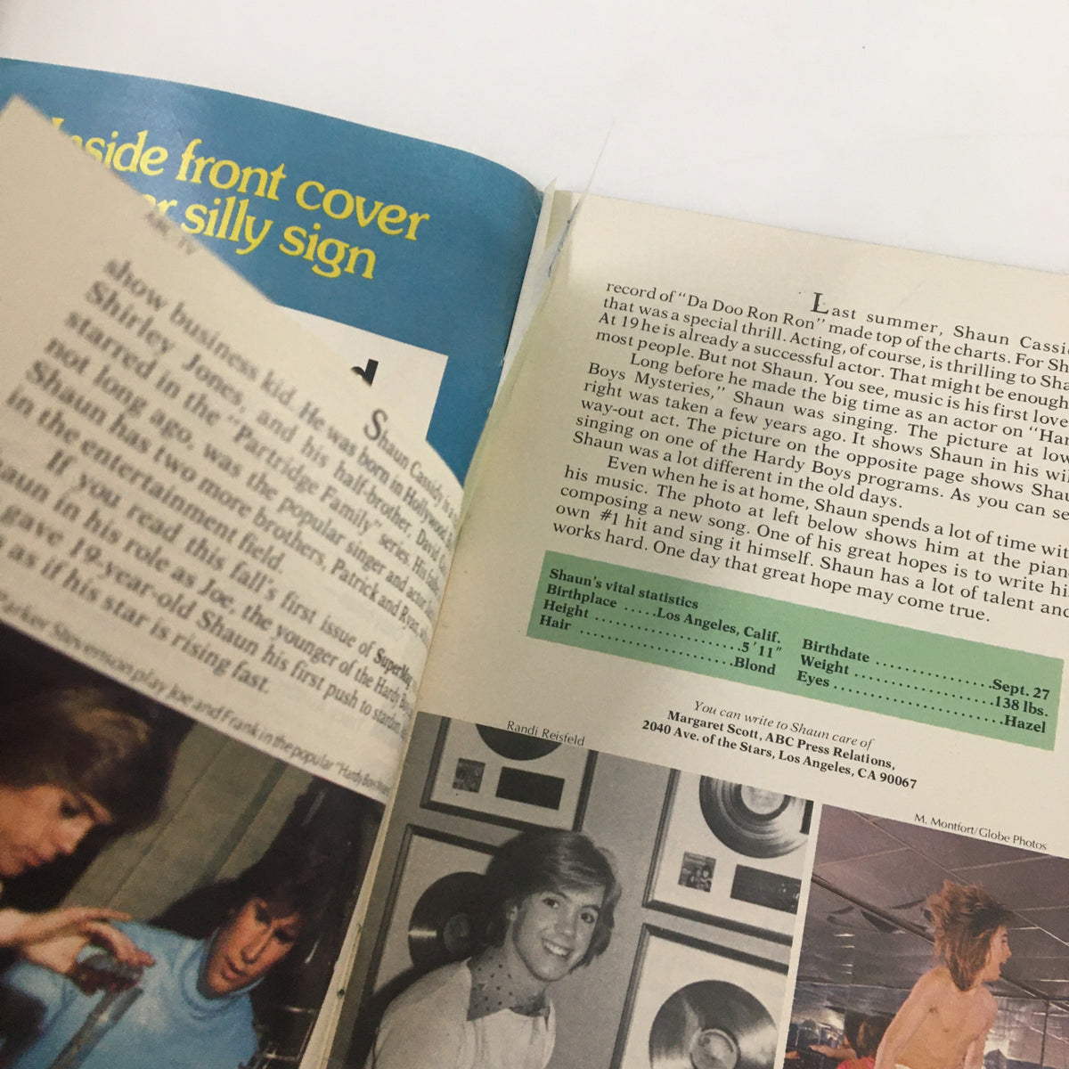 Vintage SuperMag Magazine 1977 Vol. 2 No. 3 Shaun Cassidy & Randi Reisfeld No Label