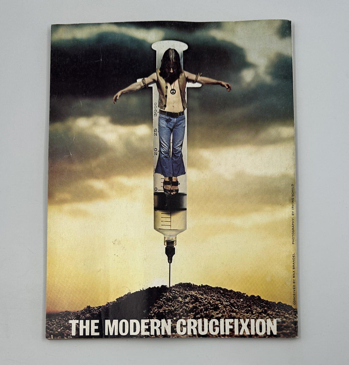 MAD Magazine Super Special No. 16 (1975) cover titled 'The Modern Crucifixion' depicting a unique concept art piece, showcasing artistic commentary typical of MAD Magazine.