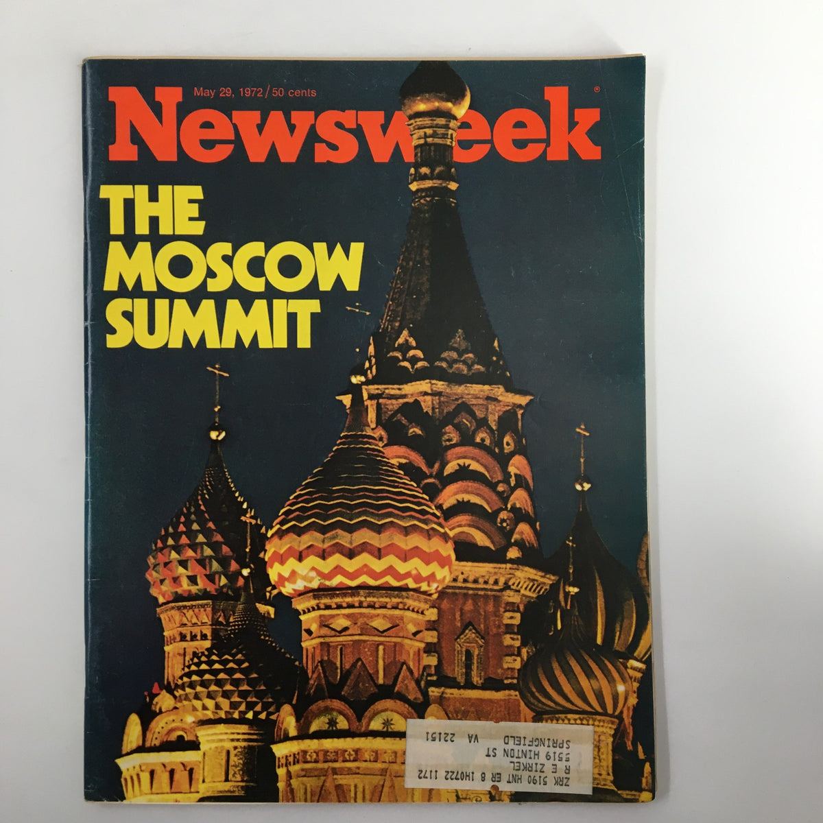 Vintage Newsweek Magazine May 29 1972 The Moscow, Russia Summit