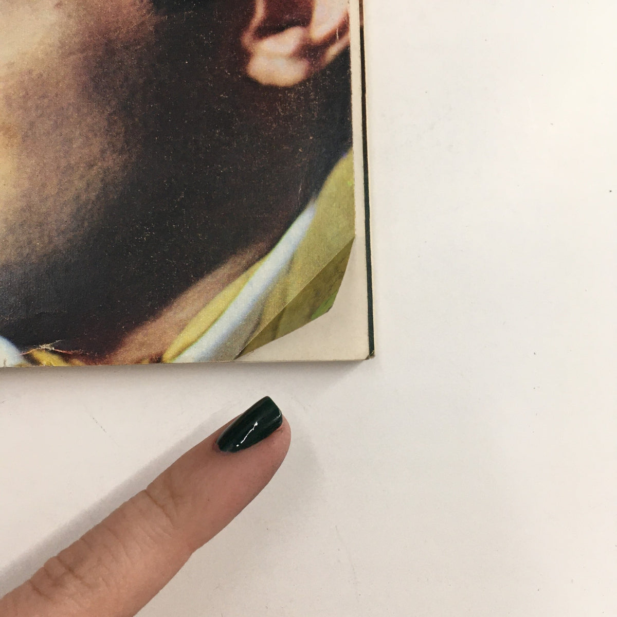 Close-up detail of the TV Guide February 19 1966 featuring Ben Gazzara on the cover, showcasing a portion of the magazine with distinct vintage artwork.