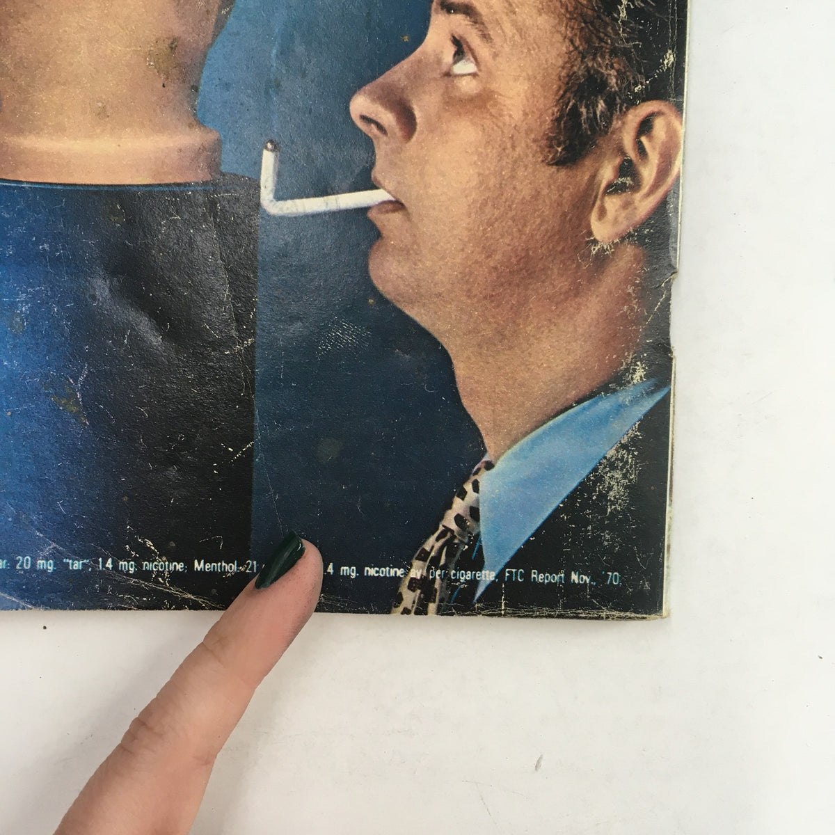 Back cover of TV Guide Magazine May 1, 1971, featuring a man's profile with a cigarette, reflecting the stylish advertisements of the era.