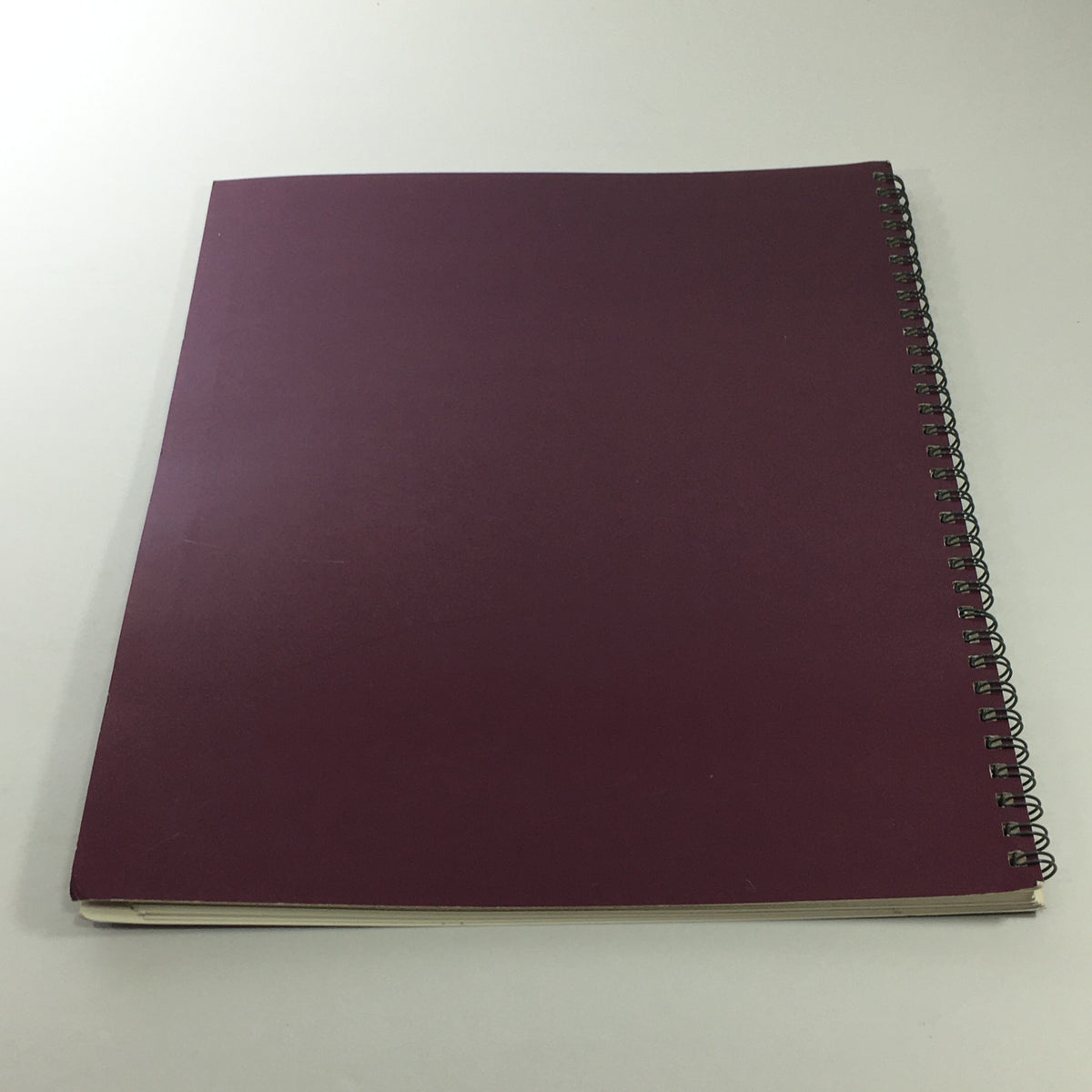 Back cover of the 2000 Mercedes-Benz S-Class Presentation Guide, featuring a solid maroon design.