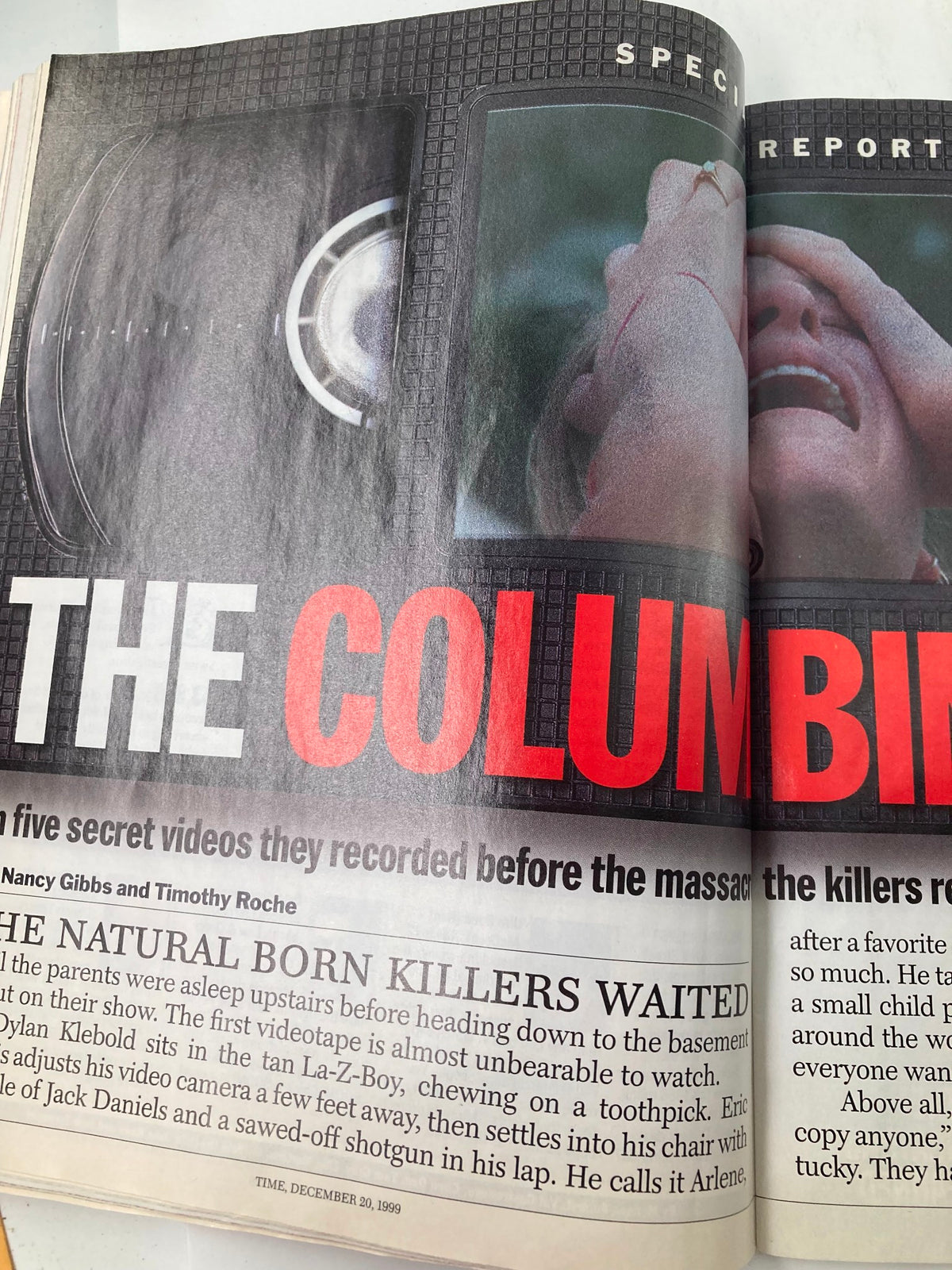 Time Magazine December 20 1999 The Columbian Tapes & The Five Home Videos