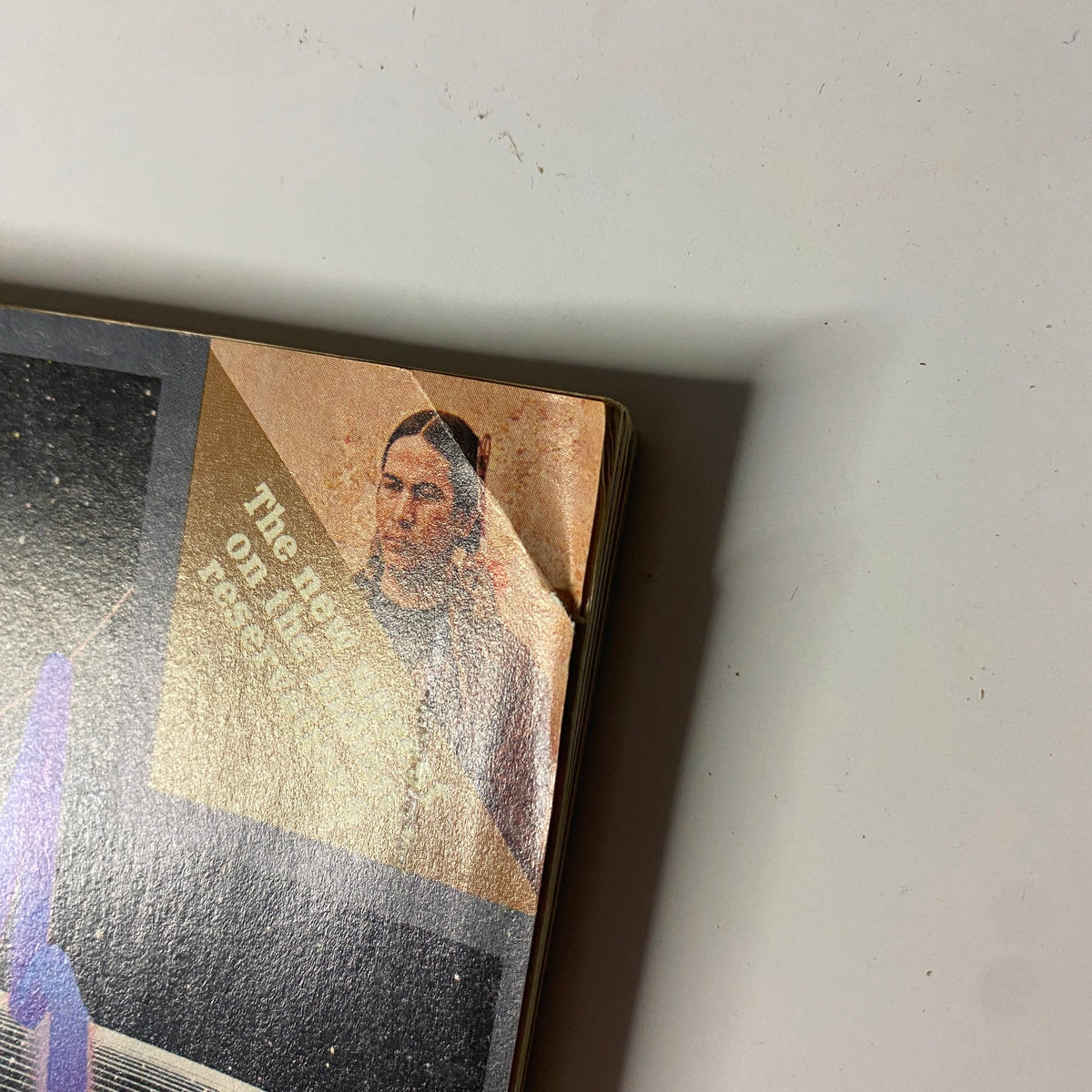Top corner of Forbes Magazine from November 9, 1981, showcasing a highlight about 'The New Master of the Indian Reservations,' accompanied by an image of an Indigenous person.