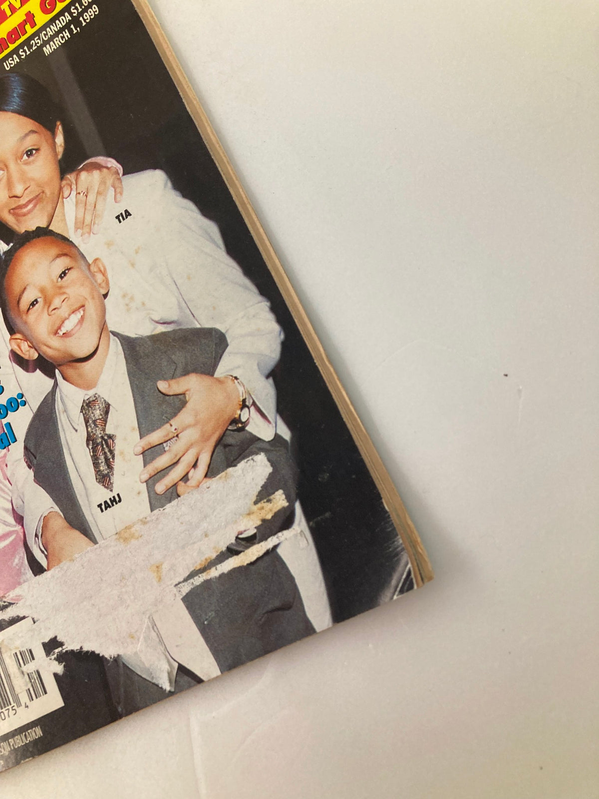 Side view of Jet Magazine March 1, 1999, Vol 95 #13, showcasing Tia and Tahj Mowry on the cover.