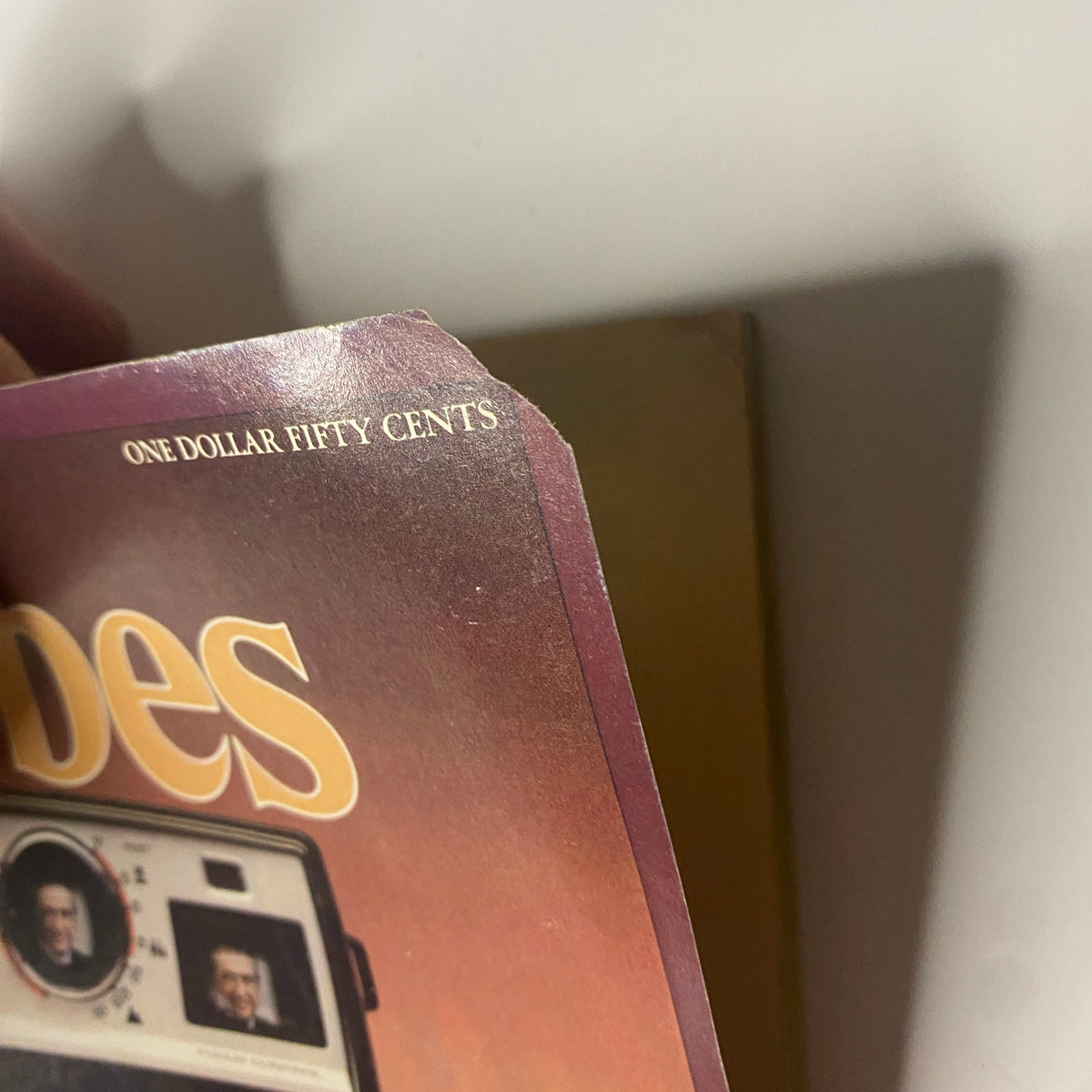 Close-up view of the top corner of the Forbes Magazine cover dated September 3, 1979, displaying the price of one dollar fifty cents and part of the iconic magazine title, highlighting its vintage appeal.