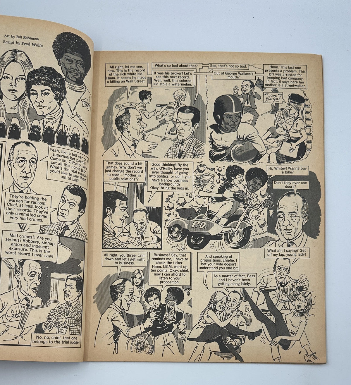 Sick Magazine No. 66 March 1969 Economy Flights Satire Yearbook Parody VG 4.0, featuring comic illustrations with humorous take on airline culture and travel, showcasing characters in various comedic situations.