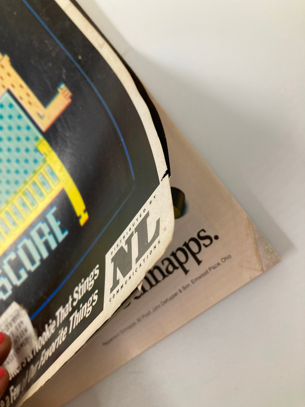 Cover detail of National Lampoon Humor Magazine November 1983 showing comic graphics and publisher information, capturing the essence of 80s satire.