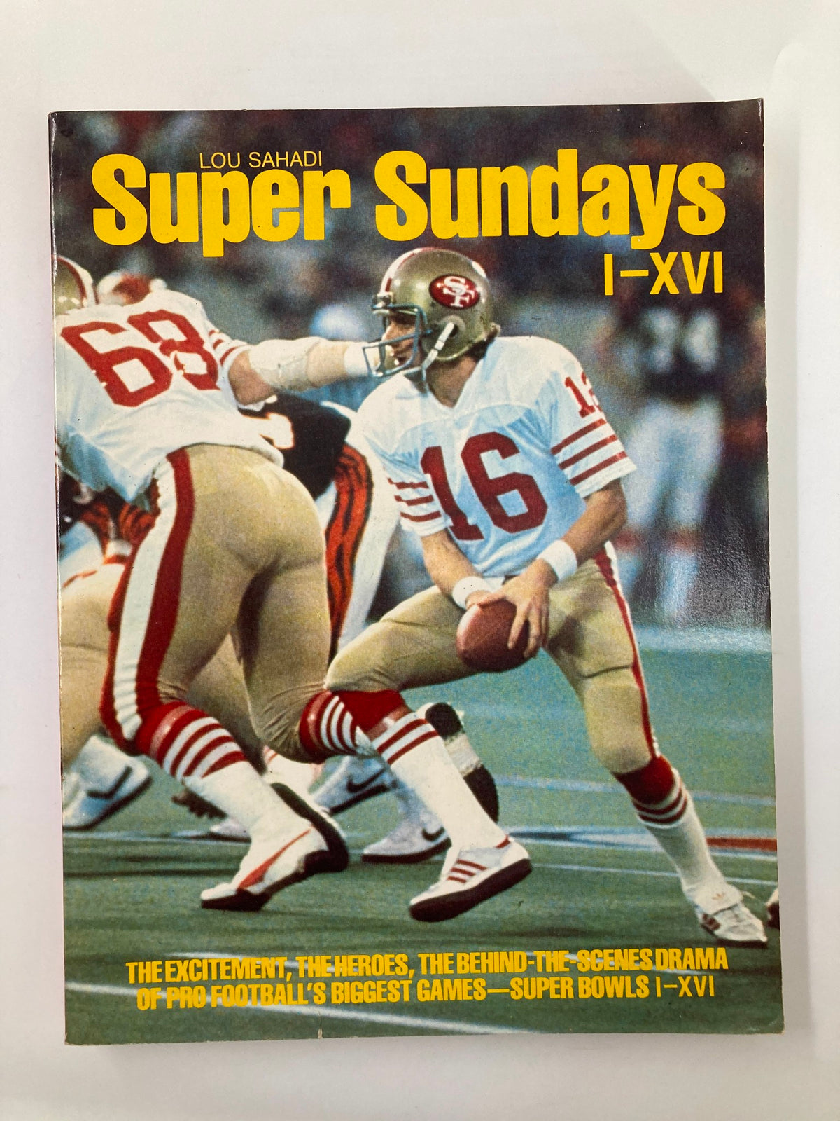 Vintage Pro Football Lou Shadi Super Sundays I-XVI Super Bowls I - XVI