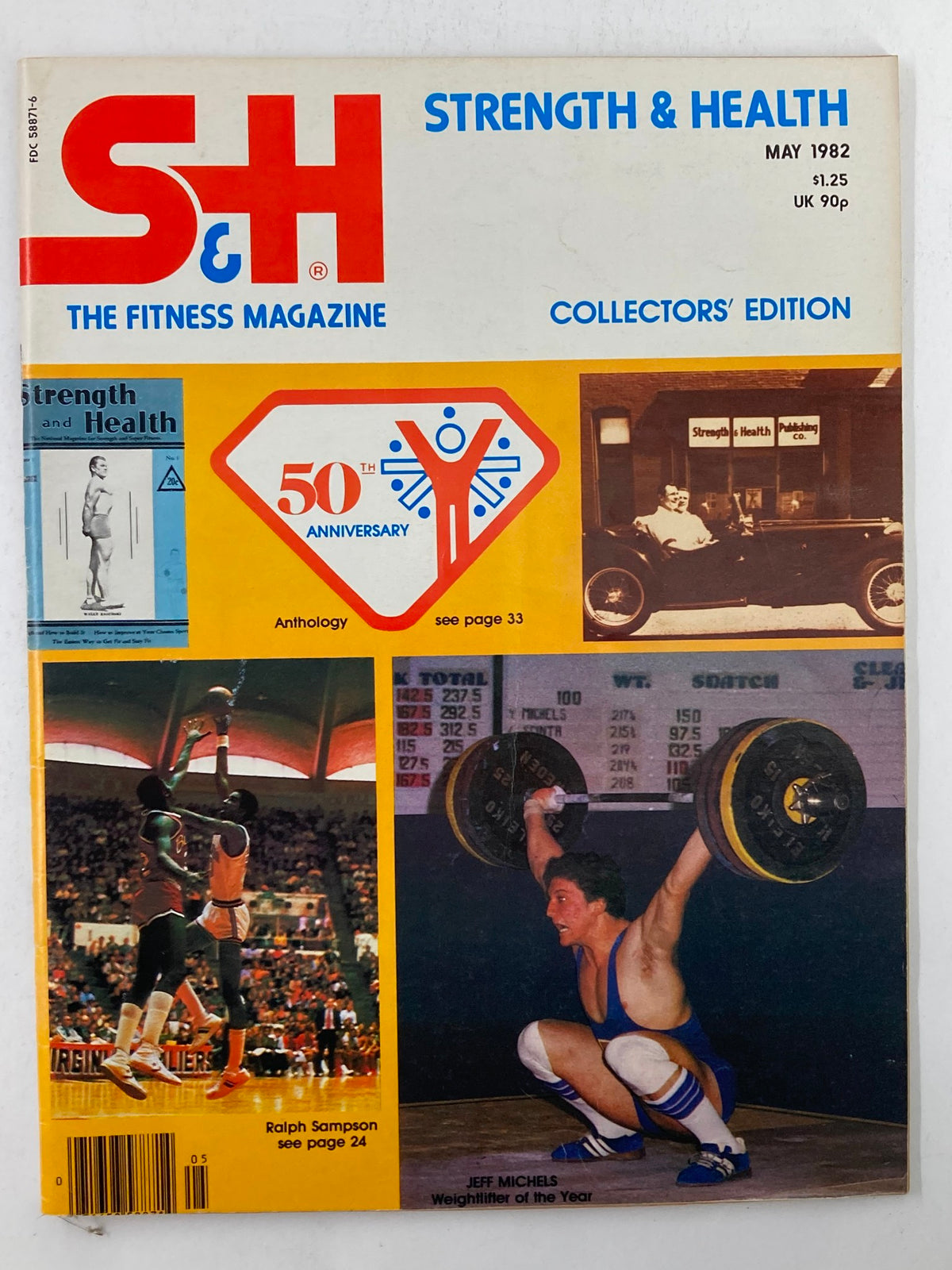 Vintage Strength & Health Magazine May 1982 Vol 50 #3 Jeff Michels & Ralph Samson