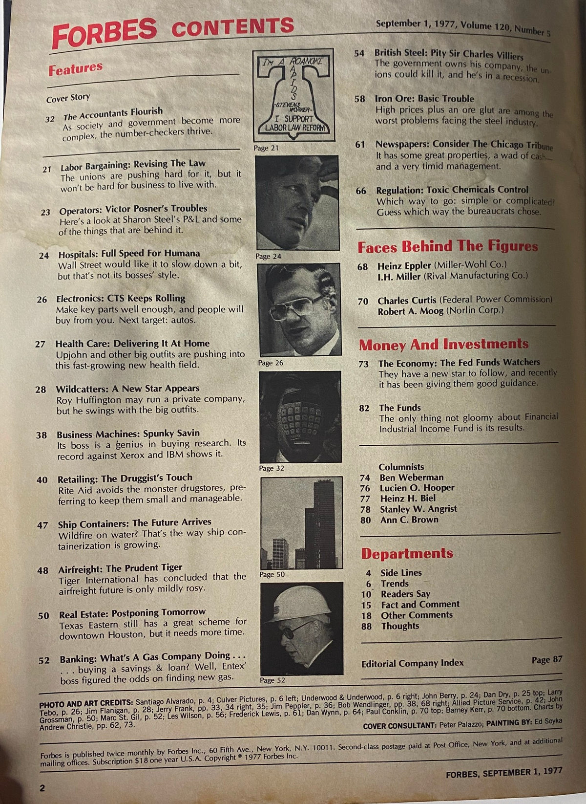 Forbes Magazine September 1, 1977 The Accountants Flourish