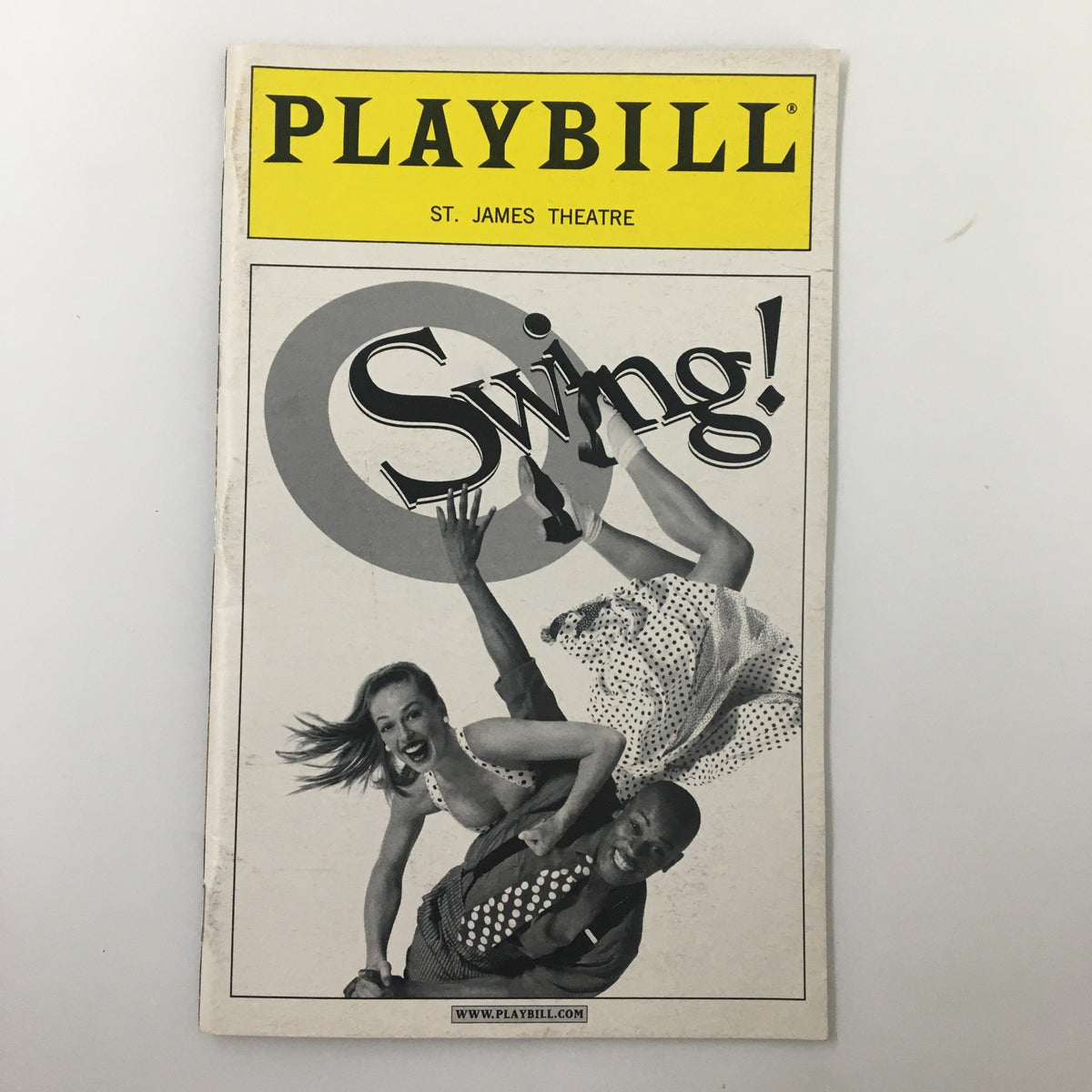 2000 Playbill from St. James Theatre featuring Swing! with performers Ann Hampton Callaway and Laura Benanti on the cover.