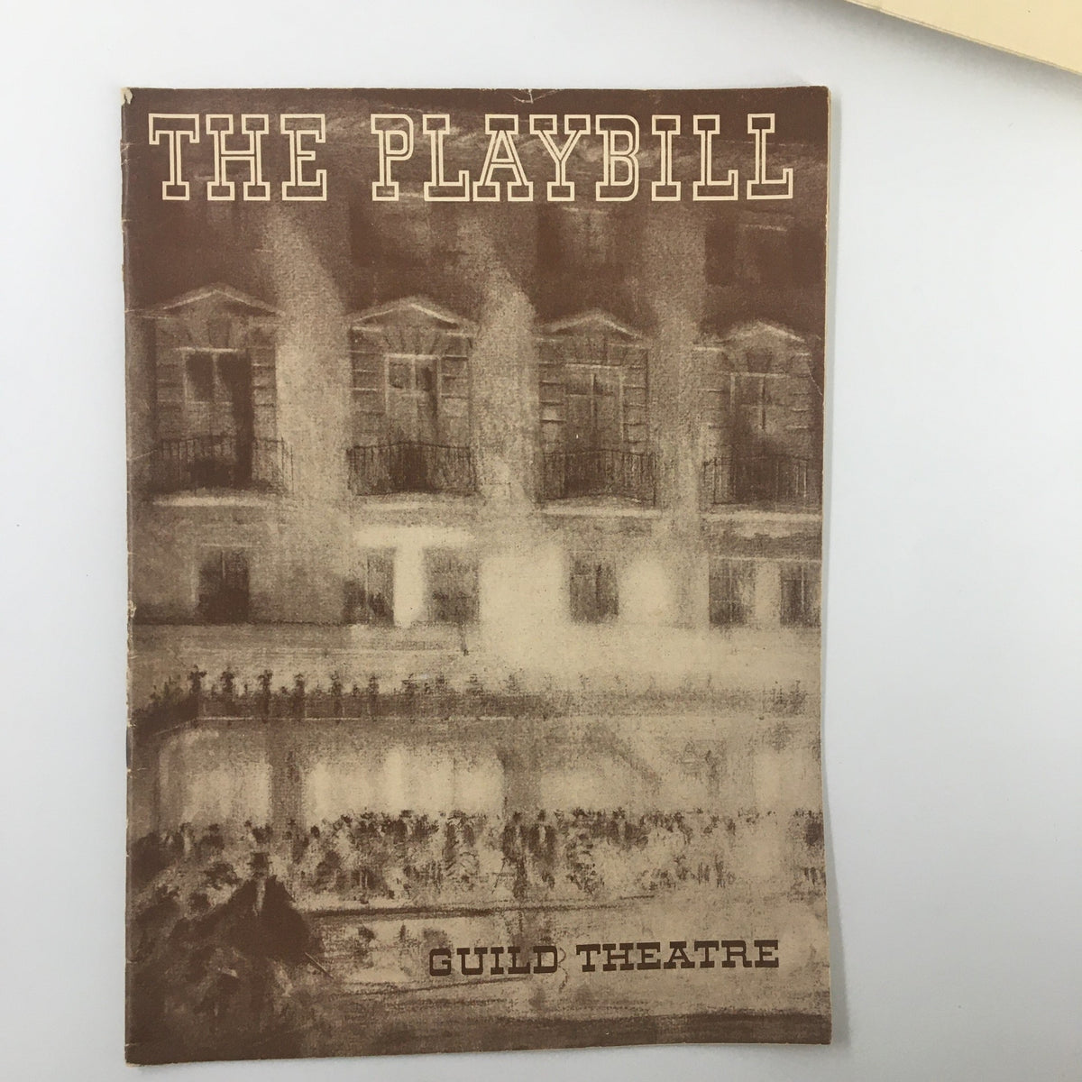 Cover of the 1940 Playbill for 'The Time of Your Life' by William Saroyan, featuring an artistic depiction of the Guild Theatre.