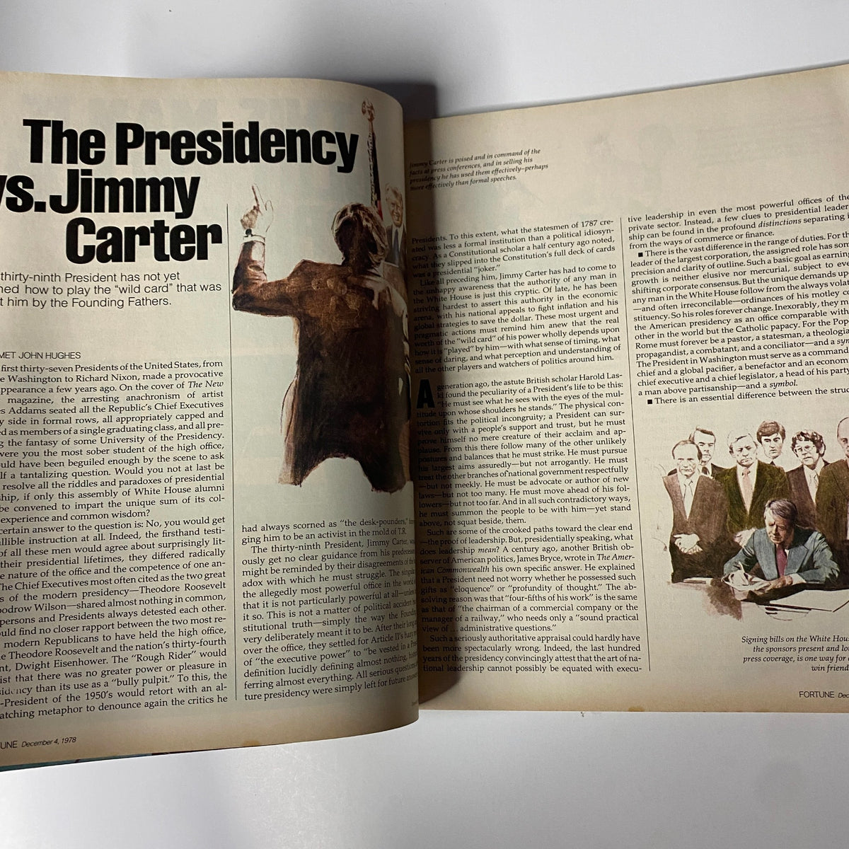 Fortune Magazine December 4, 1978 The Presidency vs. Jimmy Carter VG